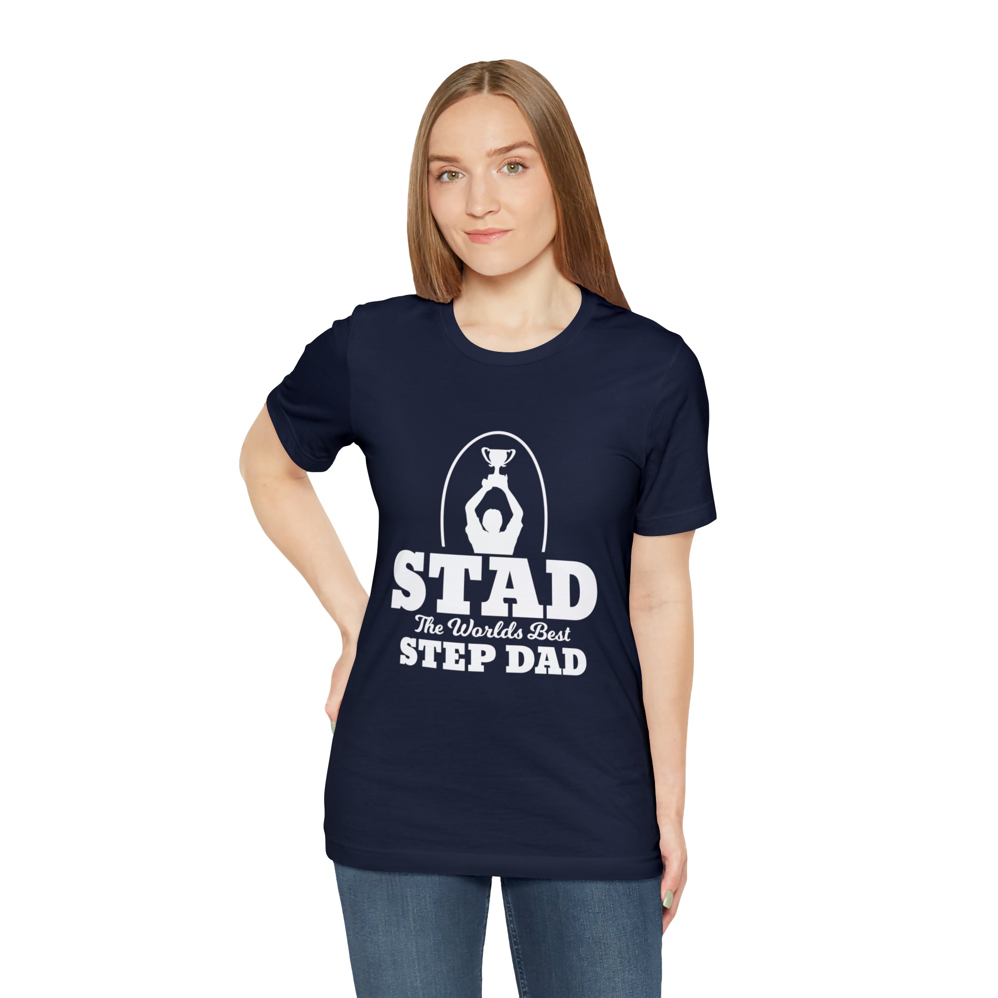 Fathers Day Gift Step Dad Unisex Softstyle T-Shirt Stad Worlds Best Step Dad