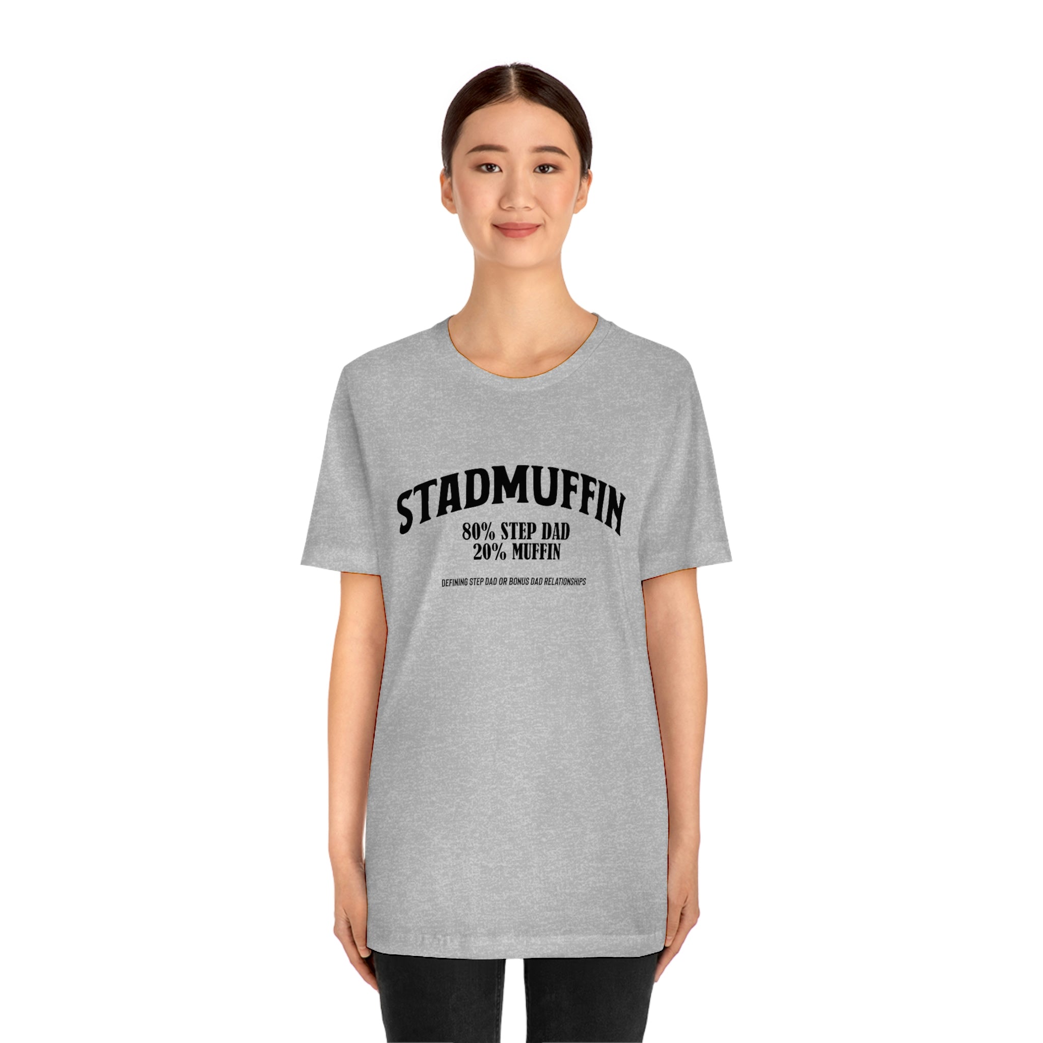 Fathers Day Gift Step Dad Unisex Softstyle T-Shirt Stad Muffin Step Dad