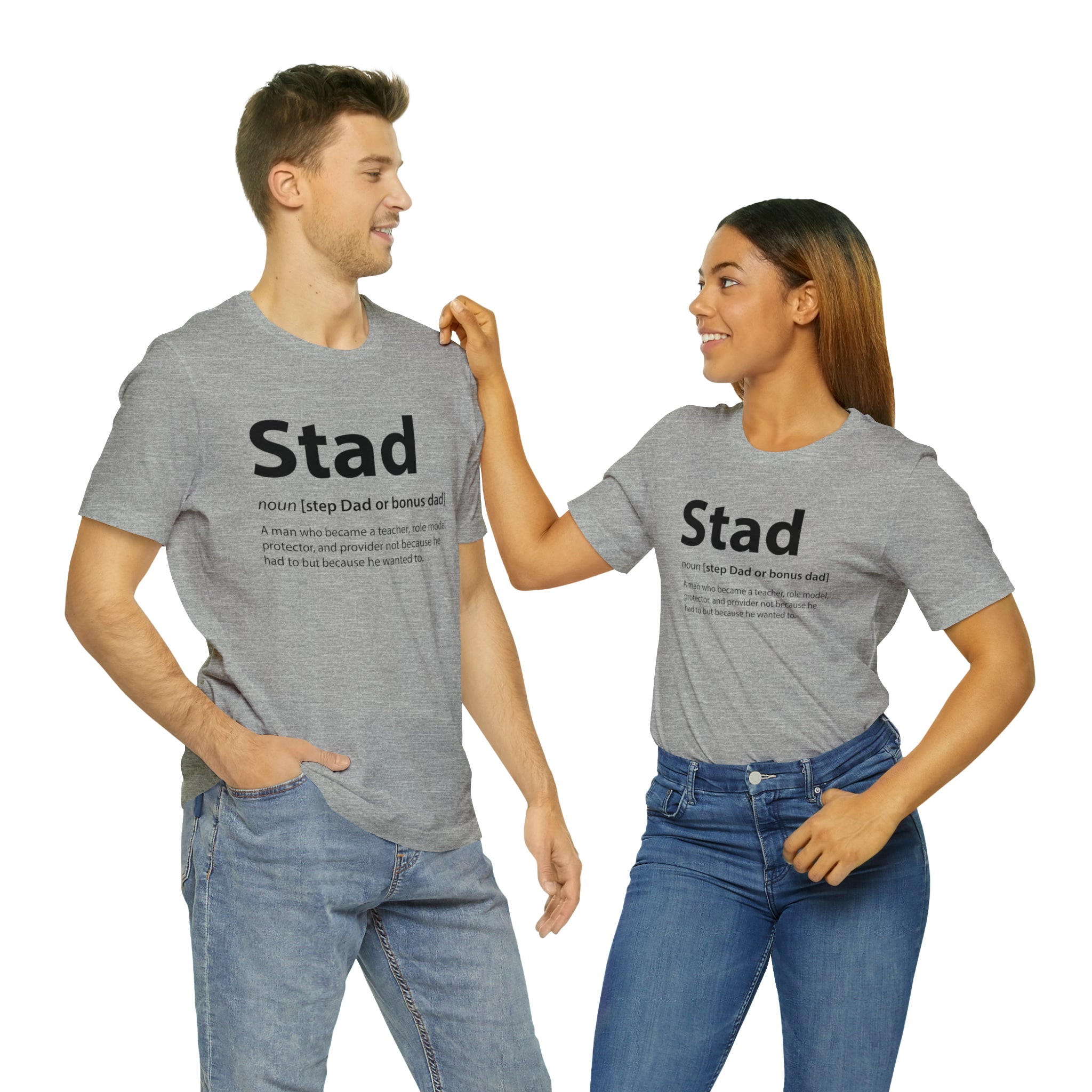 Fathers Day Gift Step Dad Unisex Softstyle T-Shirt Stad Step definition