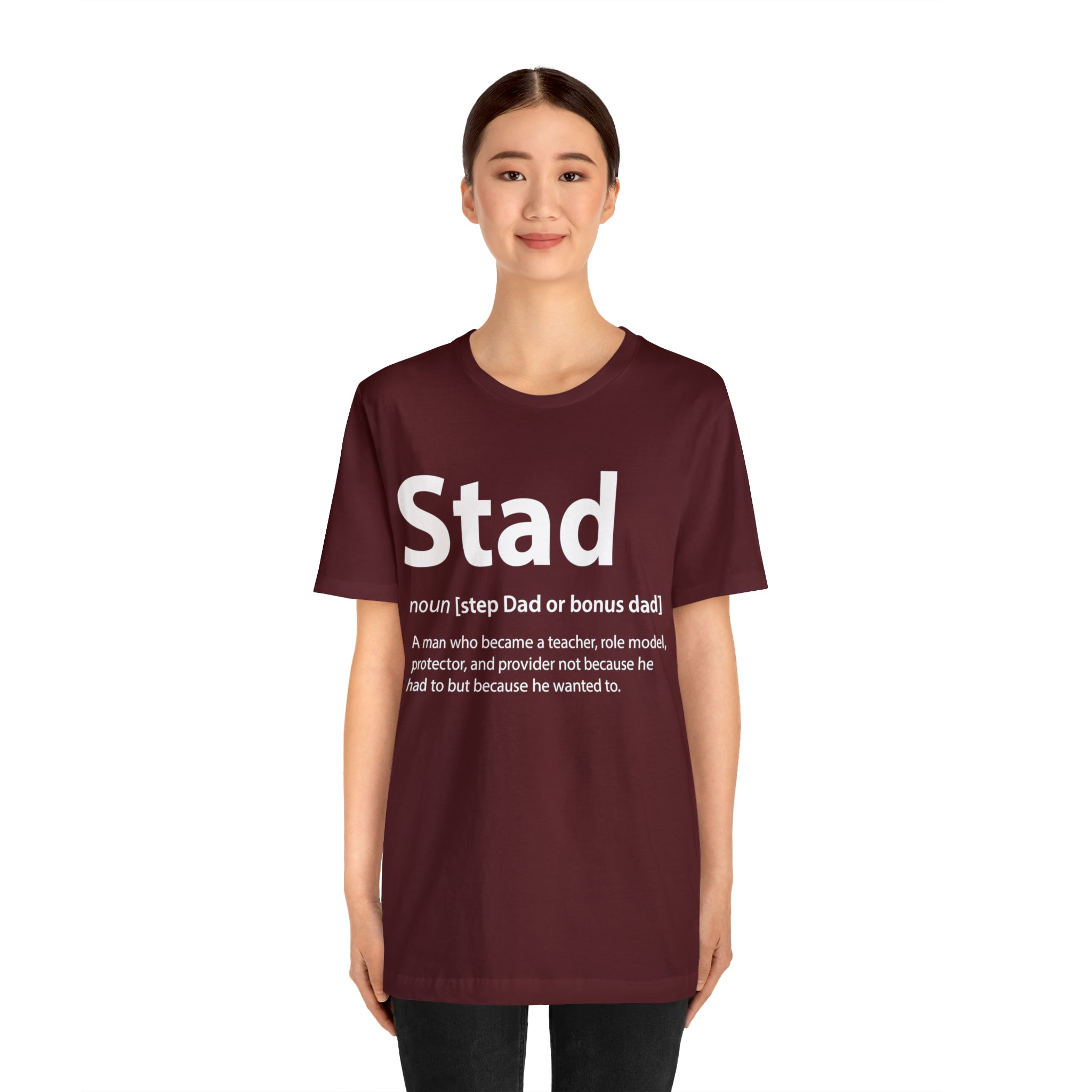 Fathers Day Gift Step Dad Unisex Softstyle T-Shirt Stad Step definition