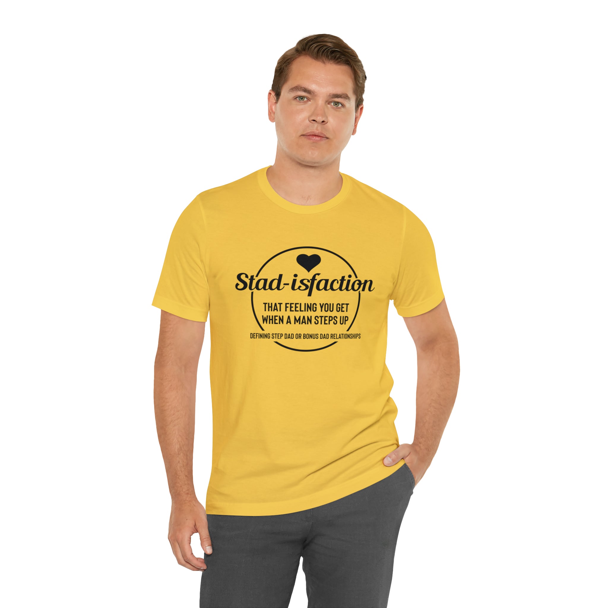 Fathers Day Gift Step Dad Unisex Softstyle T-Shirt Stad-isfaction Step Dad