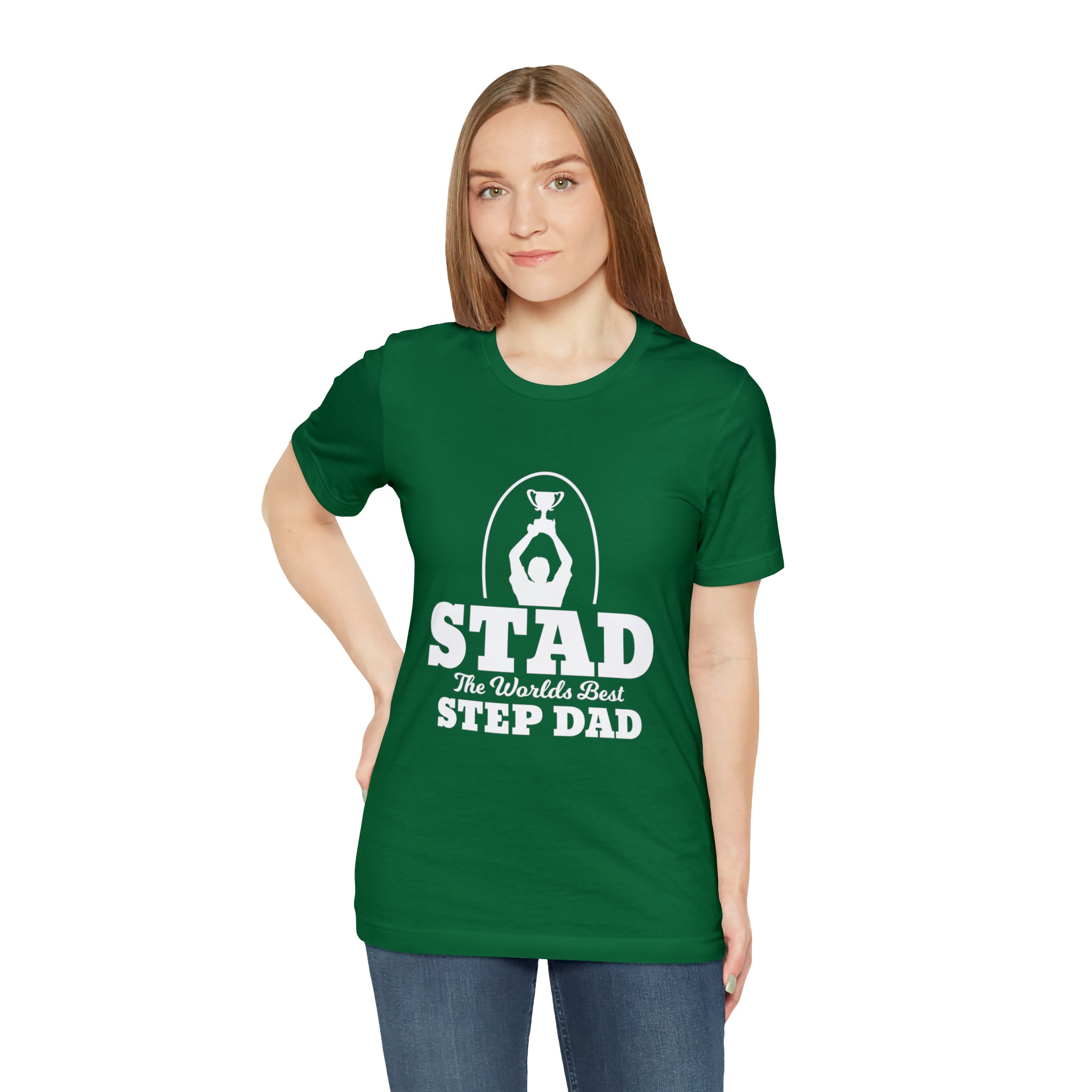 Fathers Day Gift Step Dad Unisex Softstyle T-Shirt Stad Worlds Best Step Dad