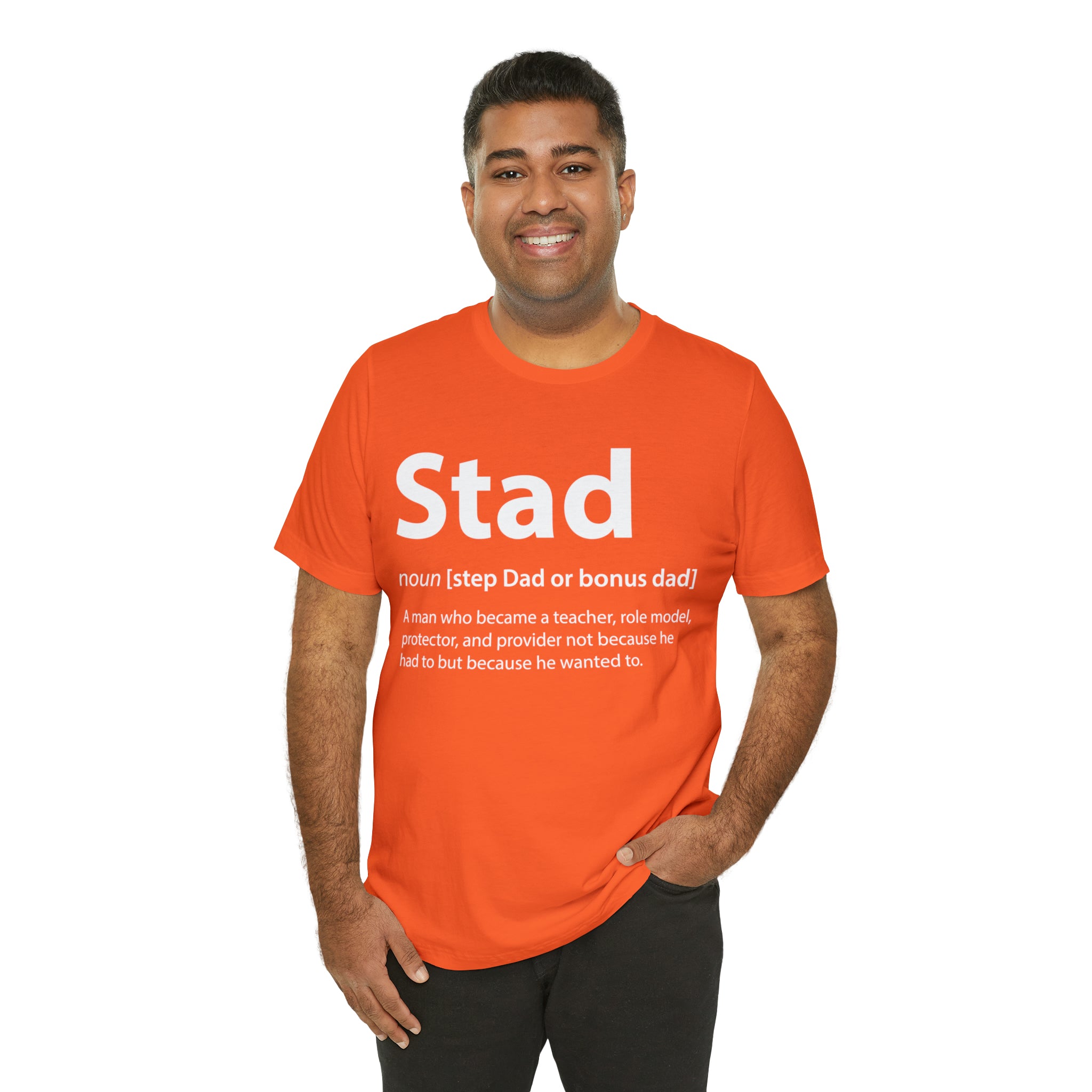 Fathers Day Gift Step Dad Unisex Softstyle T-Shirt Stad Step definition