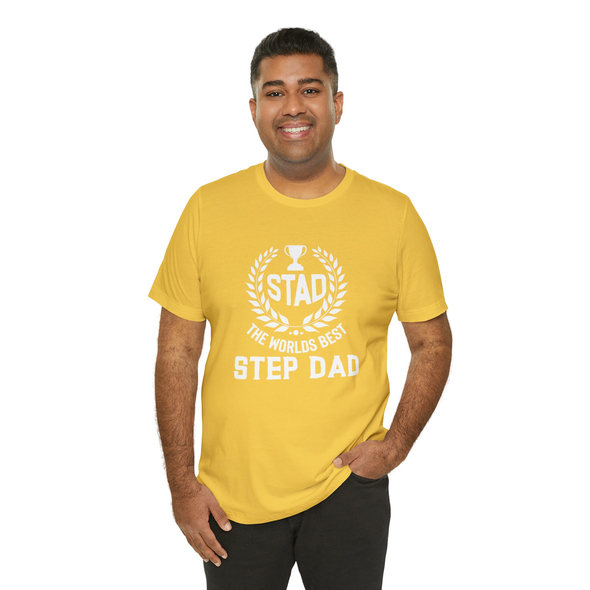 Fathers Day Gift Step Dad Unisex Softstyle T-Shirt Stad Worlds Best Step Dad