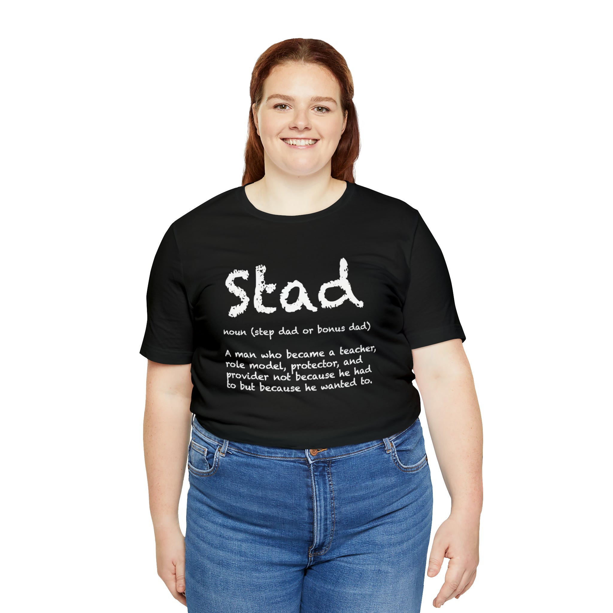 Fathers Day Gift Step Dad Unisex Softstyle T-Shirt Stad Step definition