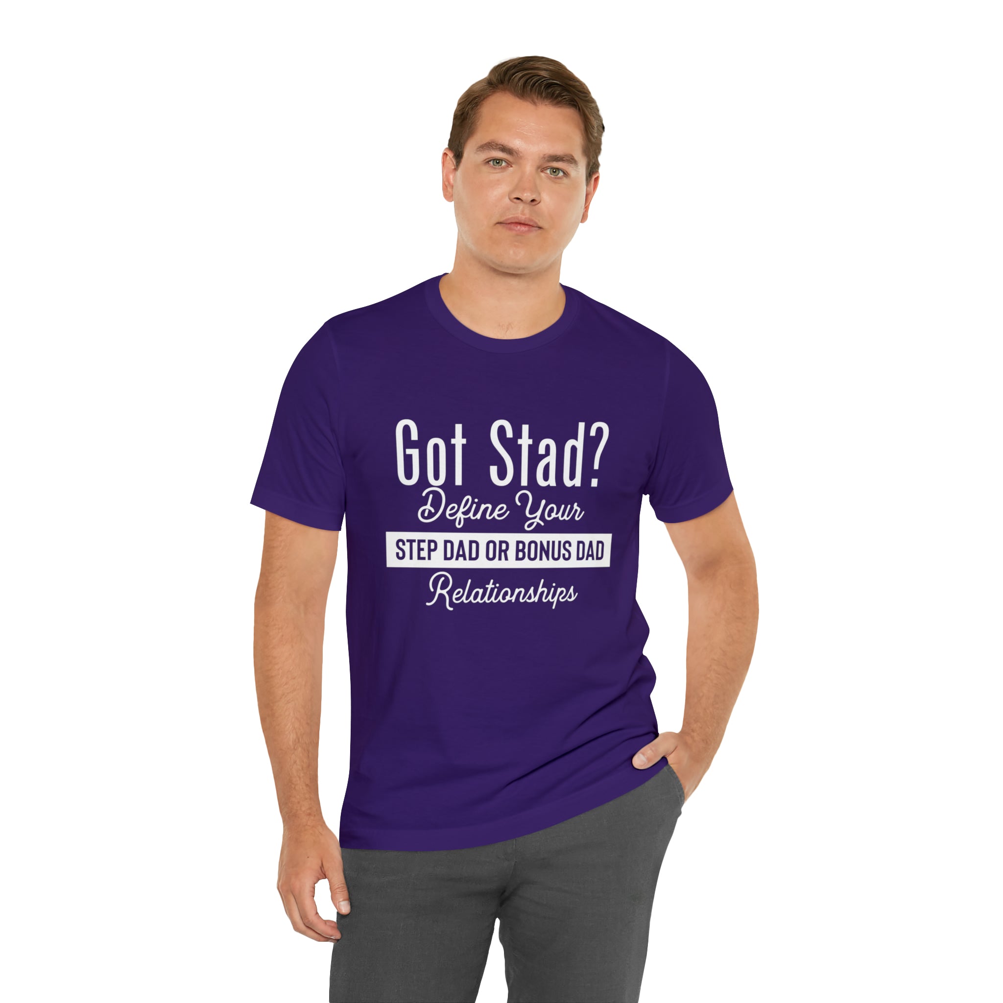 Fathers Day Gift Step Dad Unisex Softstyle T-Shirt Got Stad? Step Dad