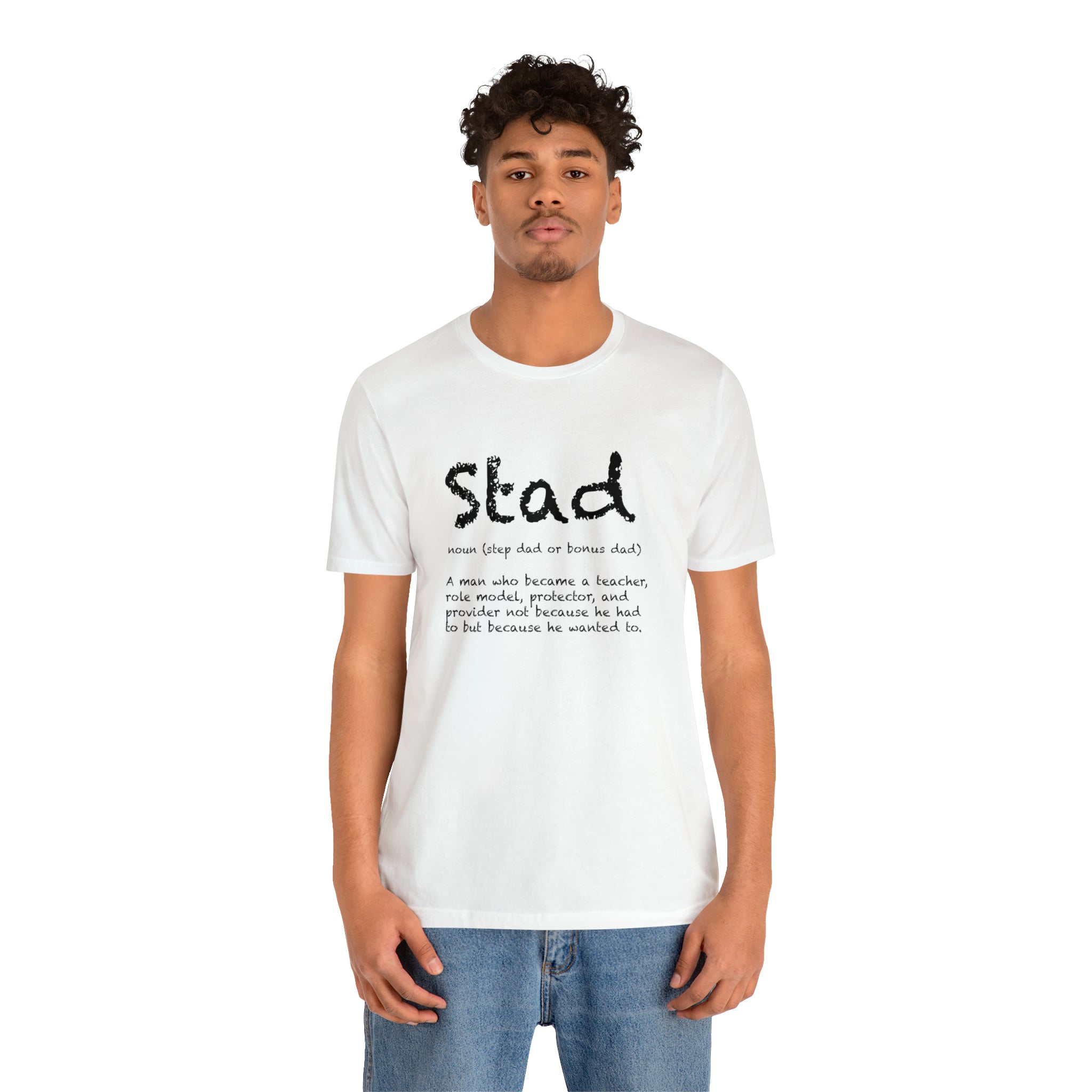Fathers Day Gift Step Dad Unisex Softstyle T-Shirt Stad Step definition