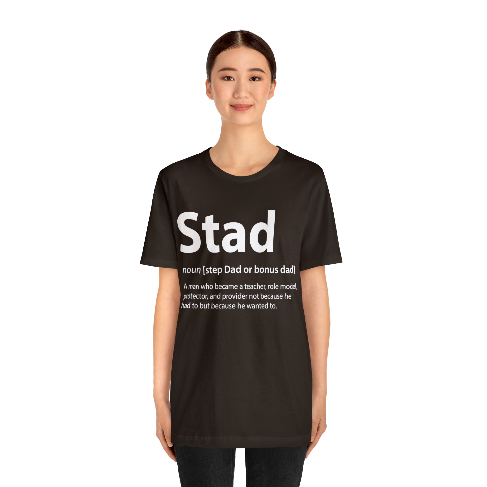 Fathers Day Gift Step Dad Unisex Softstyle T-Shirt Stad Step definition