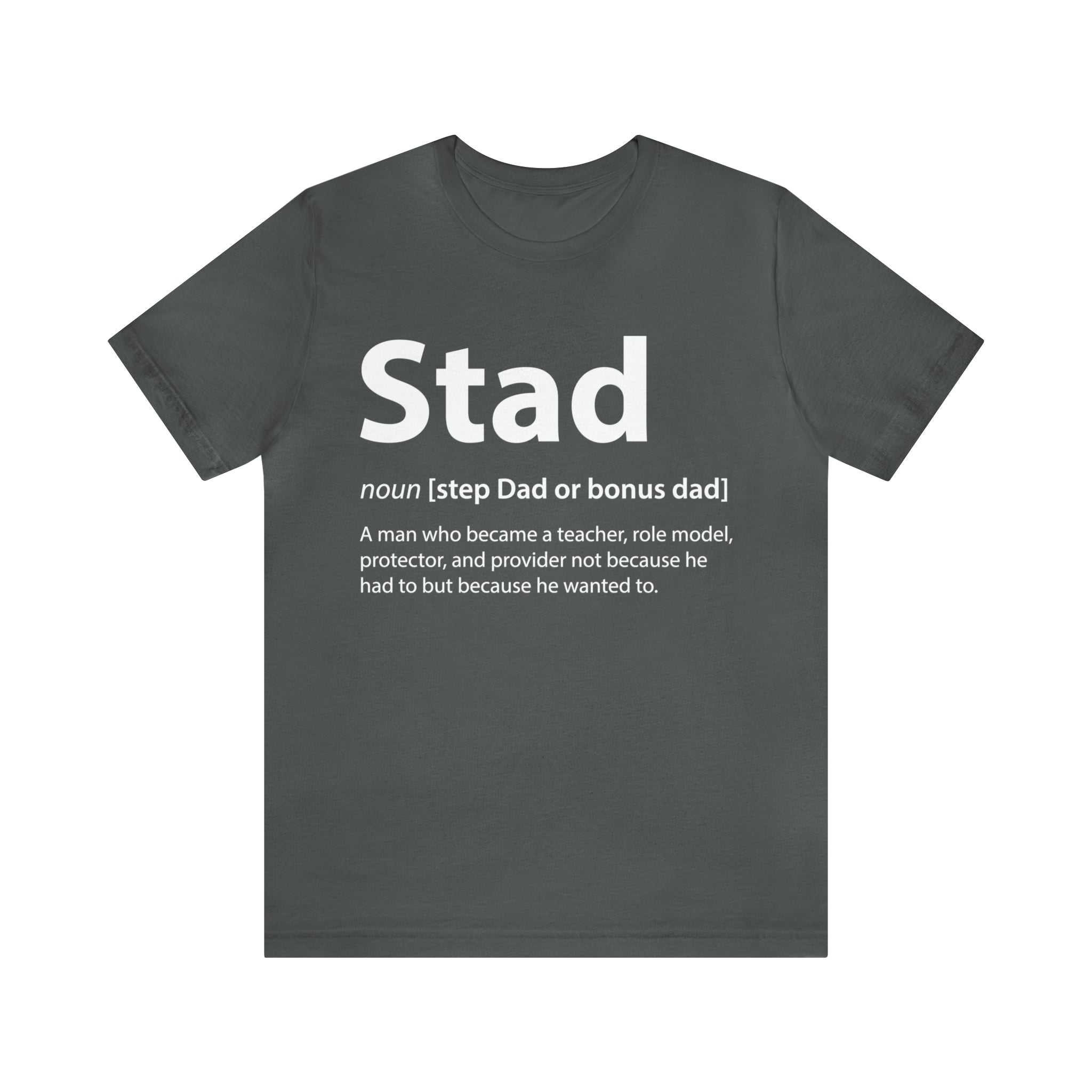 Fathers Day Gift Step Dad Unisex Softstyle T-Shirt Stad Step definition