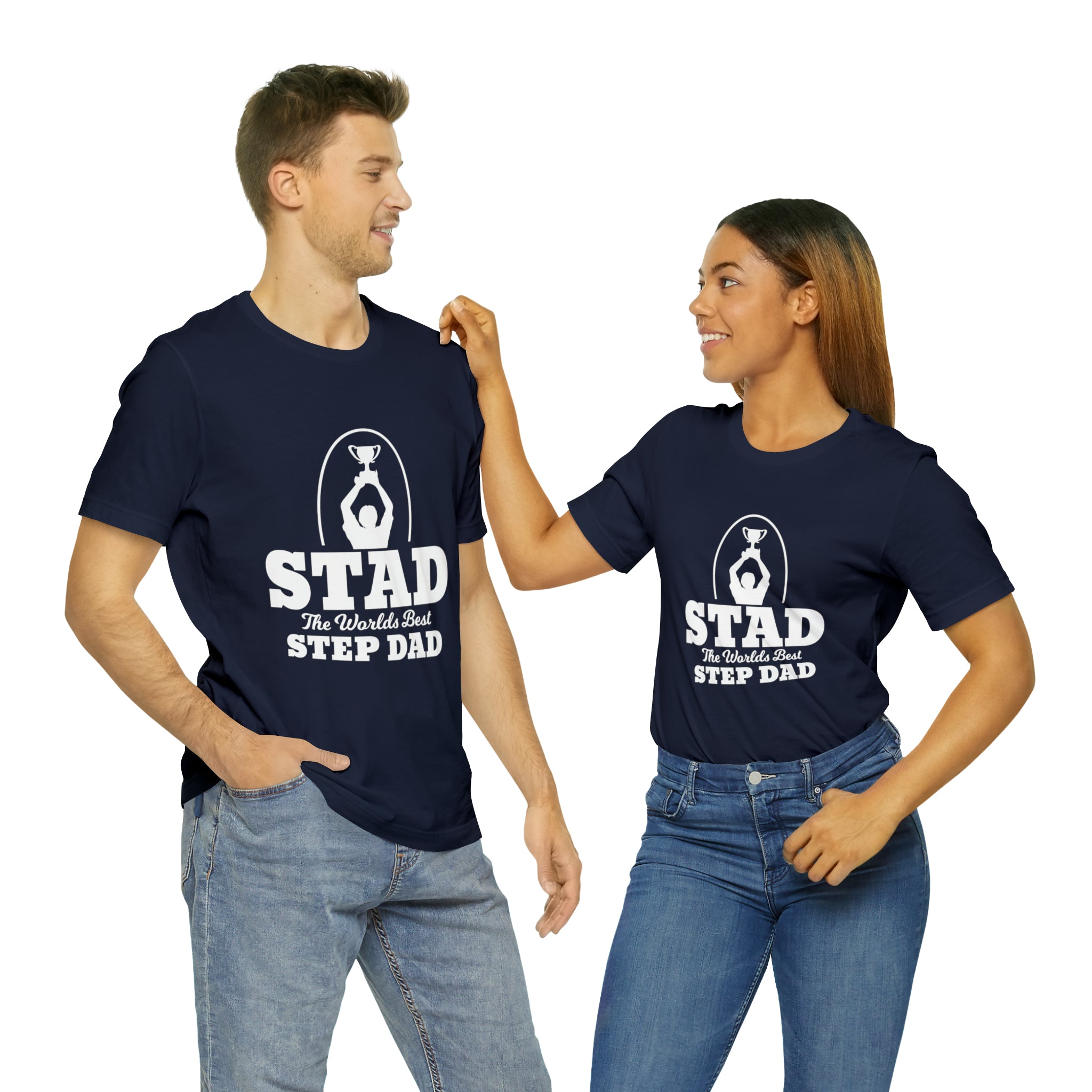 Fathers Day Gift Step Dad Unisex Softstyle T-Shirt Stad Worlds Best Step Dad