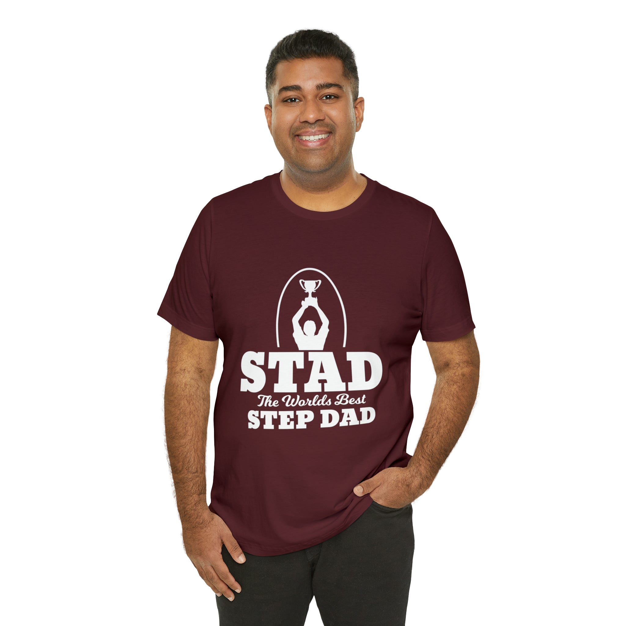 Fathers Day Gift Step Dad Unisex Softstyle T-Shirt Stad Worlds Best Step Dad