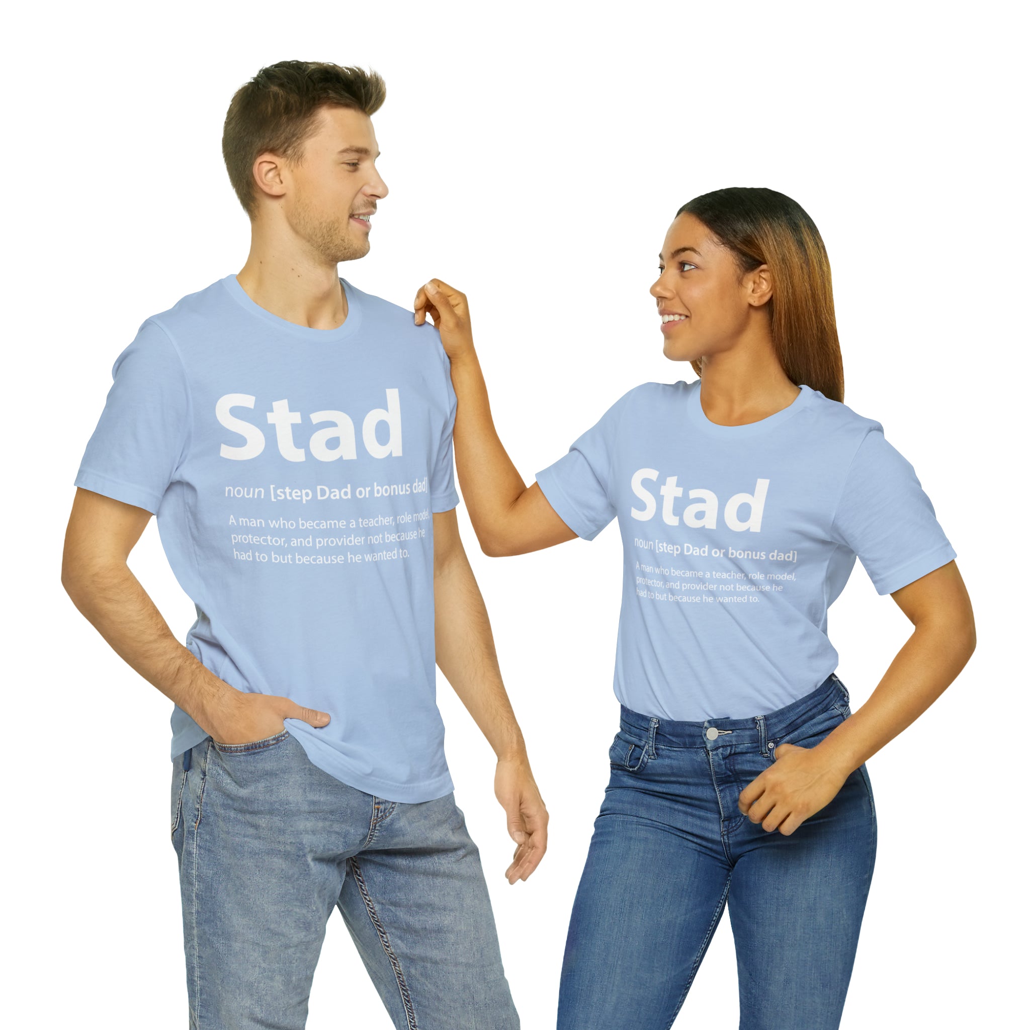 Fathers Day Gift Step Dad Unisex Softstyle T-Shirt Stad Step definition