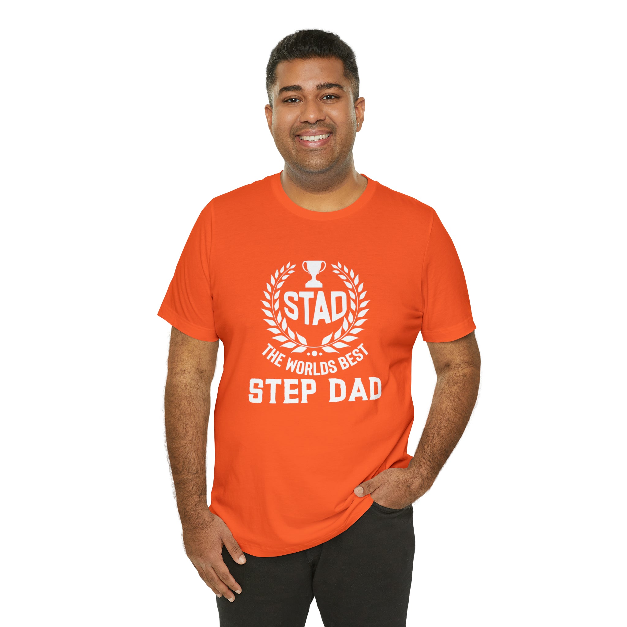 Fathers Day Gift Step Dad Unisex Softstyle T-Shirt Stad Worlds Best Step Dad