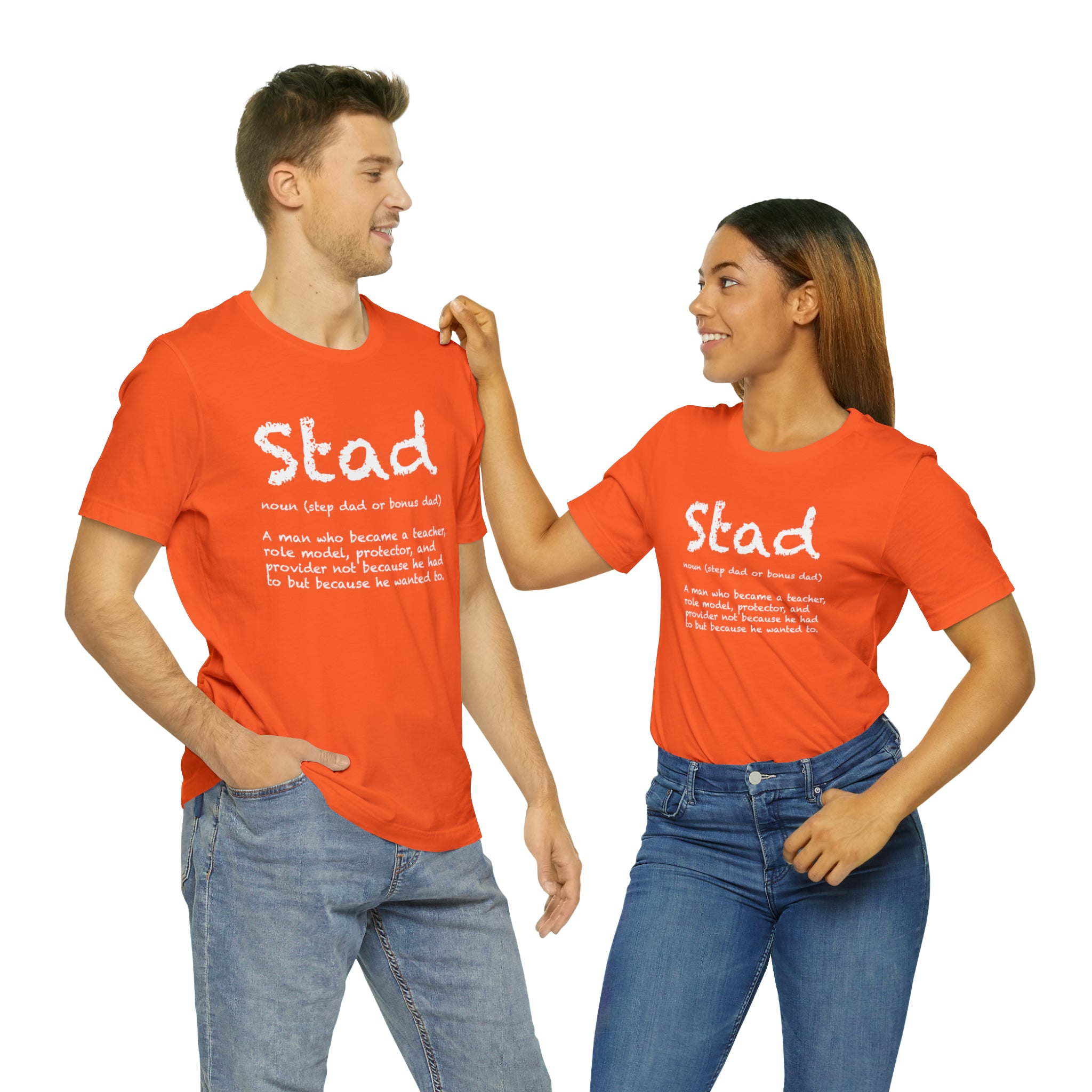 Fathers Day Gift Step Dad Unisex Softstyle T-Shirt Stad Step definition