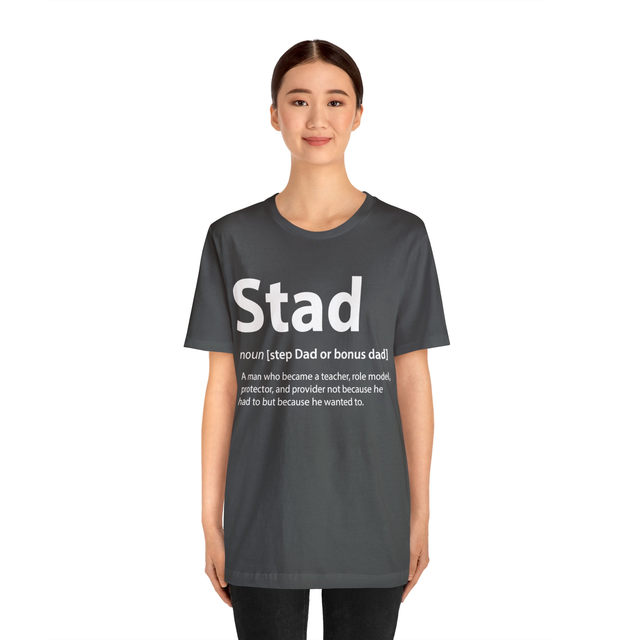 Fathers Day Gift Step Dad Unisex Softstyle T-Shirt Stad Step definition