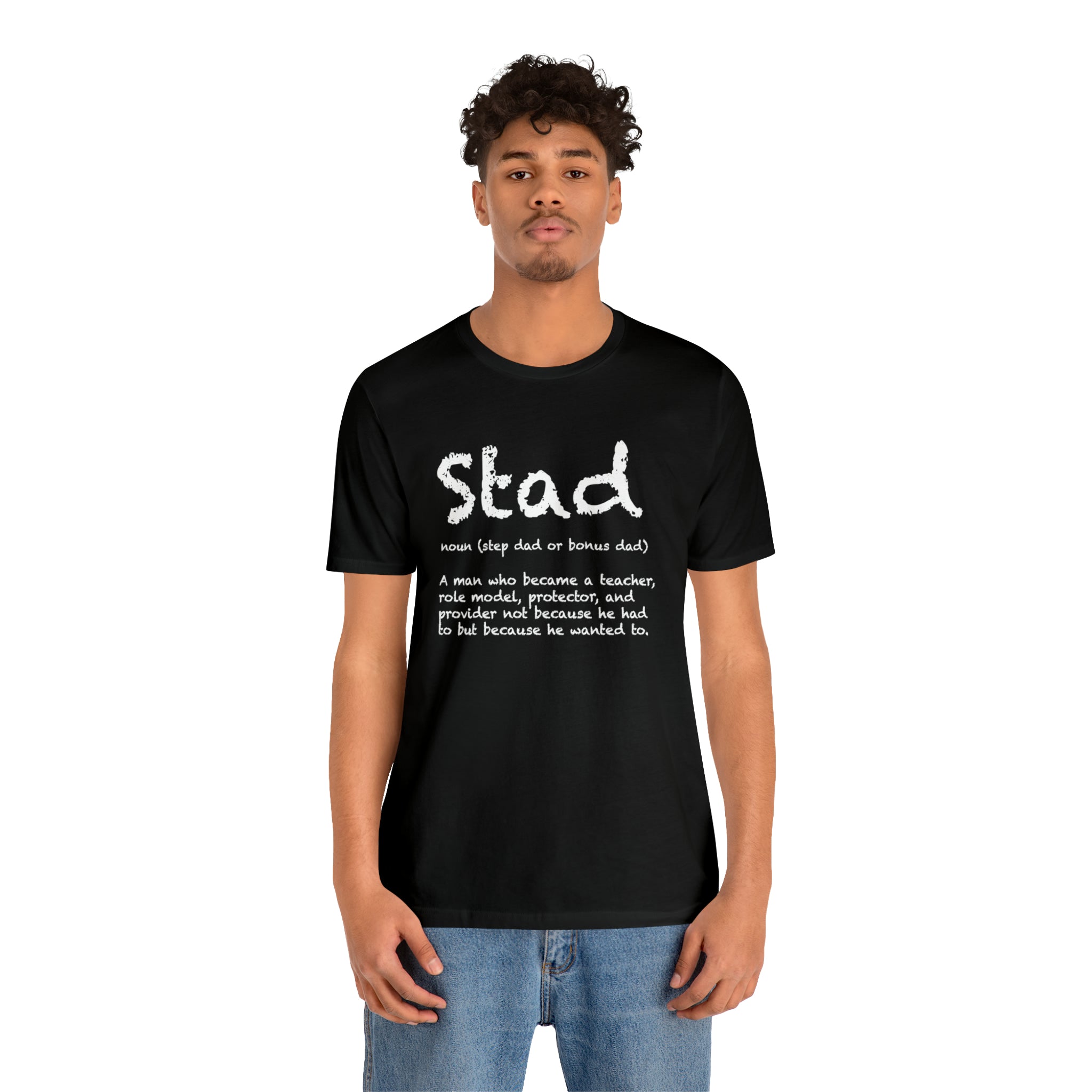 Fathers Day Gift Step Dad Unisex Softstyle T-Shirt Stad Step definition
