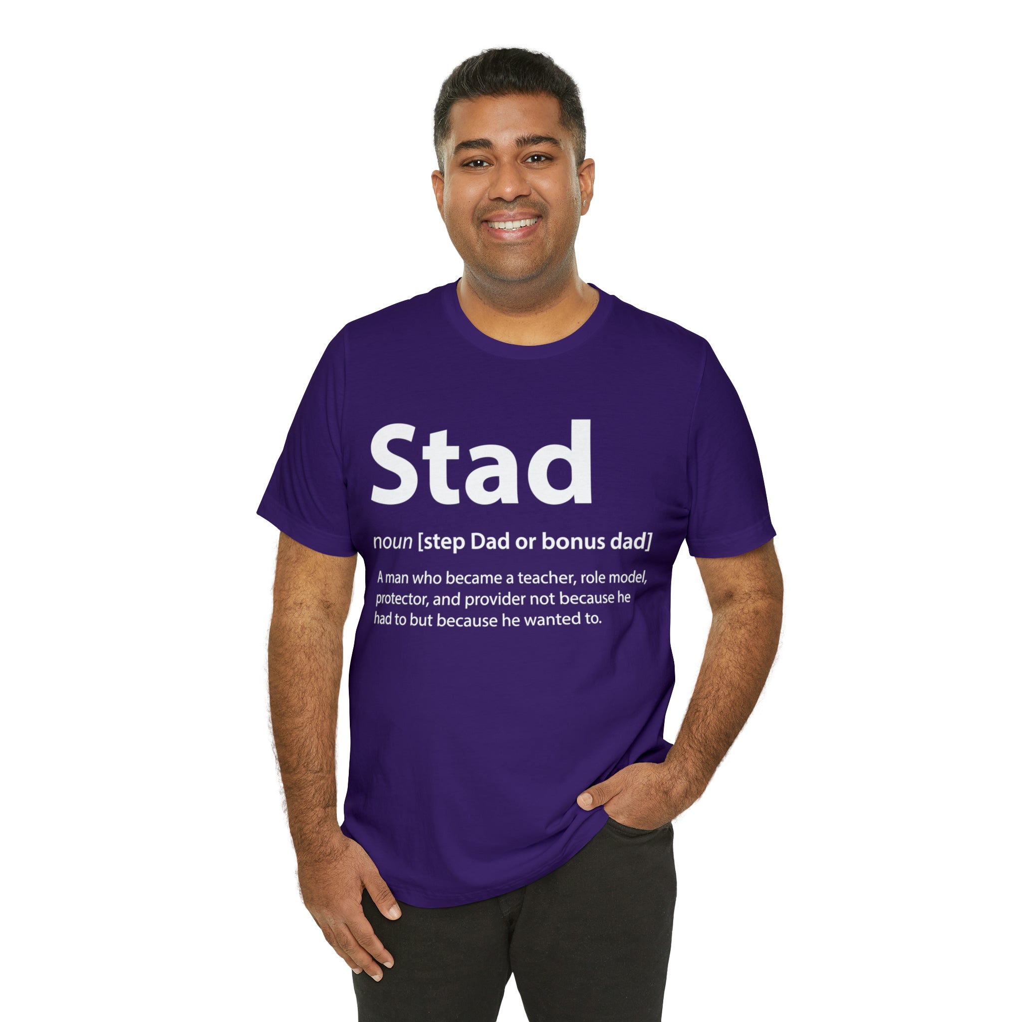 Fathers Day Gift Step Dad Unisex Softstyle T-Shirt Stad Step definition