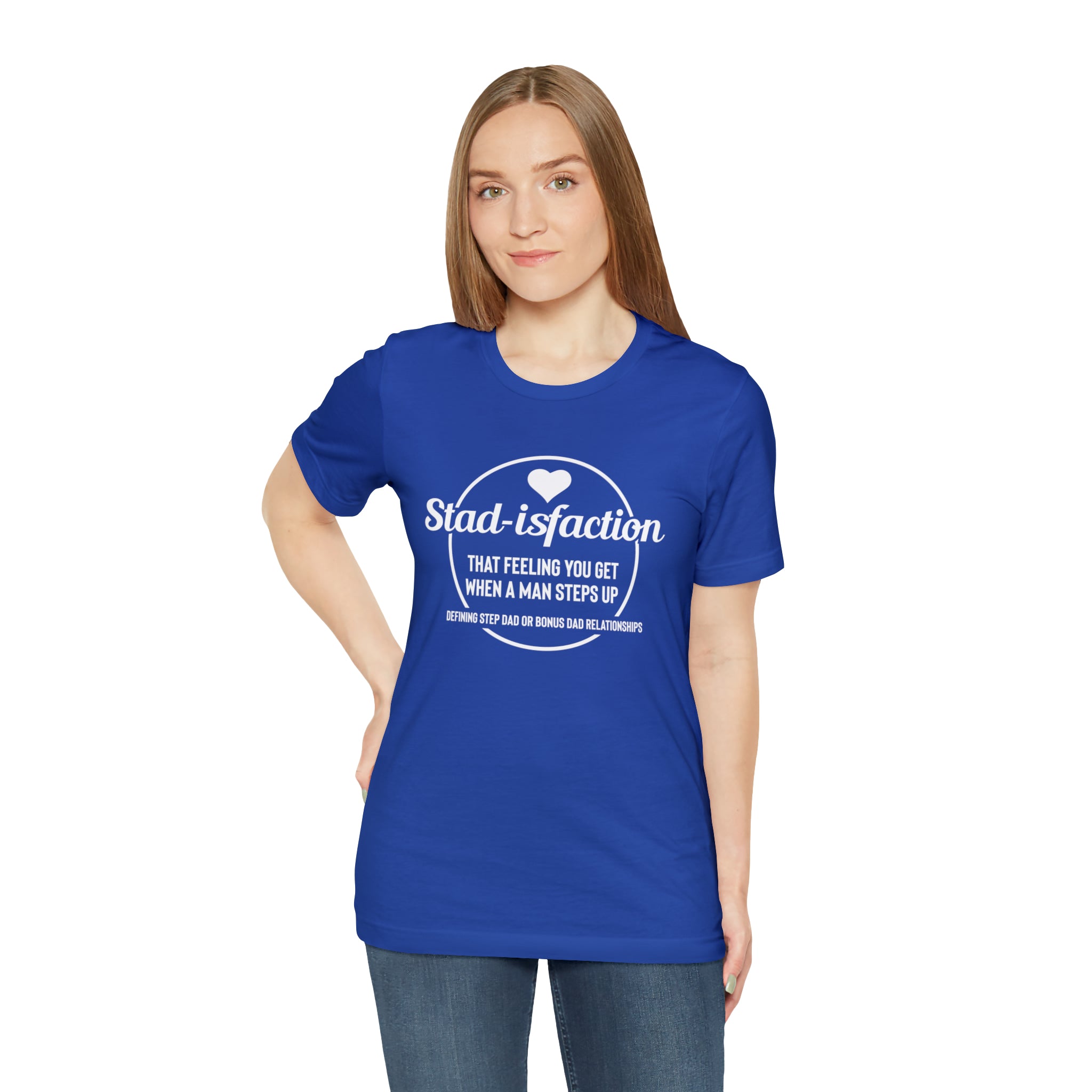 Fathers Day Gift Step Dad Unisex Softstyle T-Shirt Stad-isfaction Step Dad