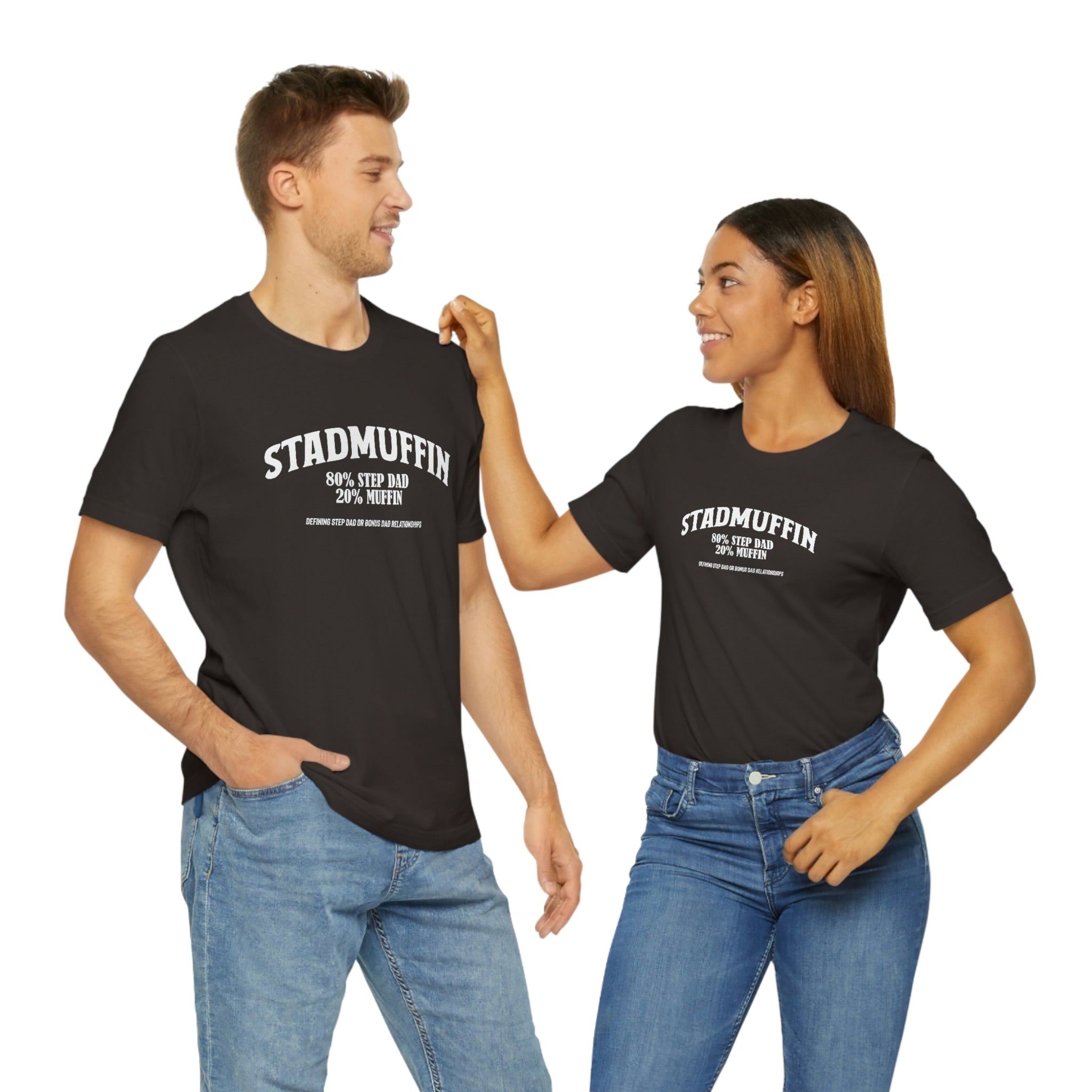 Fathers Day Gift Step Dad Unisex Softstyle T-Shirt Stad Muffin Step Dad