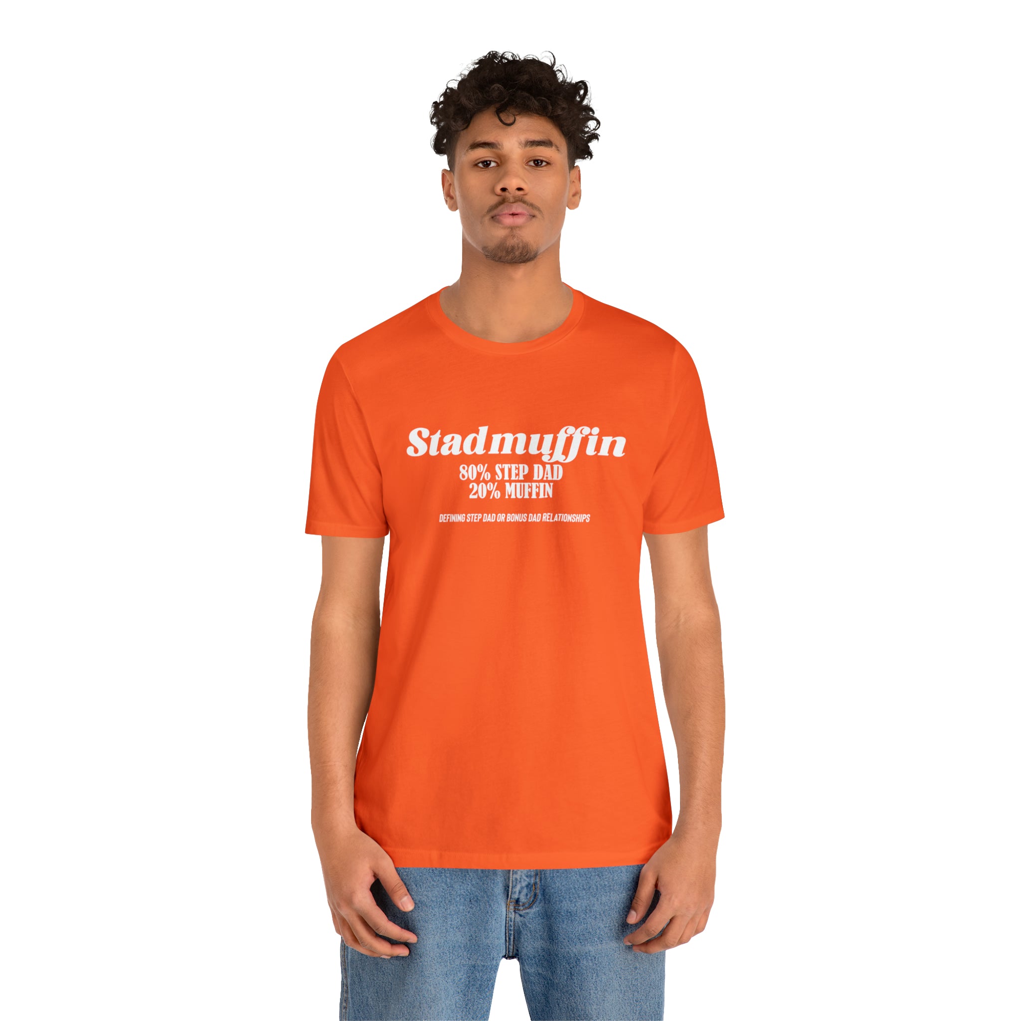 Fathers Day Gift Step Dad Unisex Softstyle T-Shirt Stad Muffin Step Dad