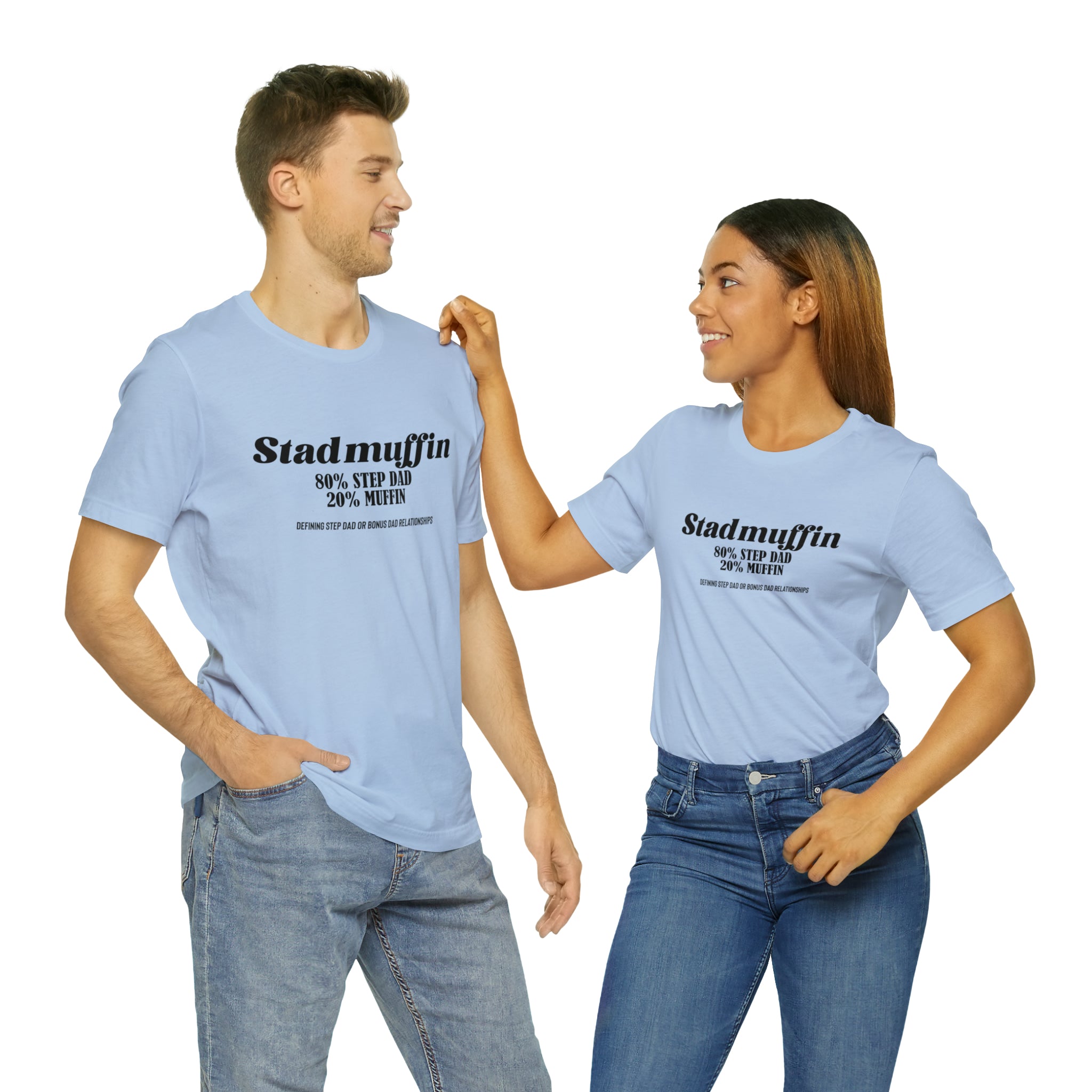 Fathers Day Gift Step Dad Unisex Softstyle T-Shirt Stad Muffin Step Dad