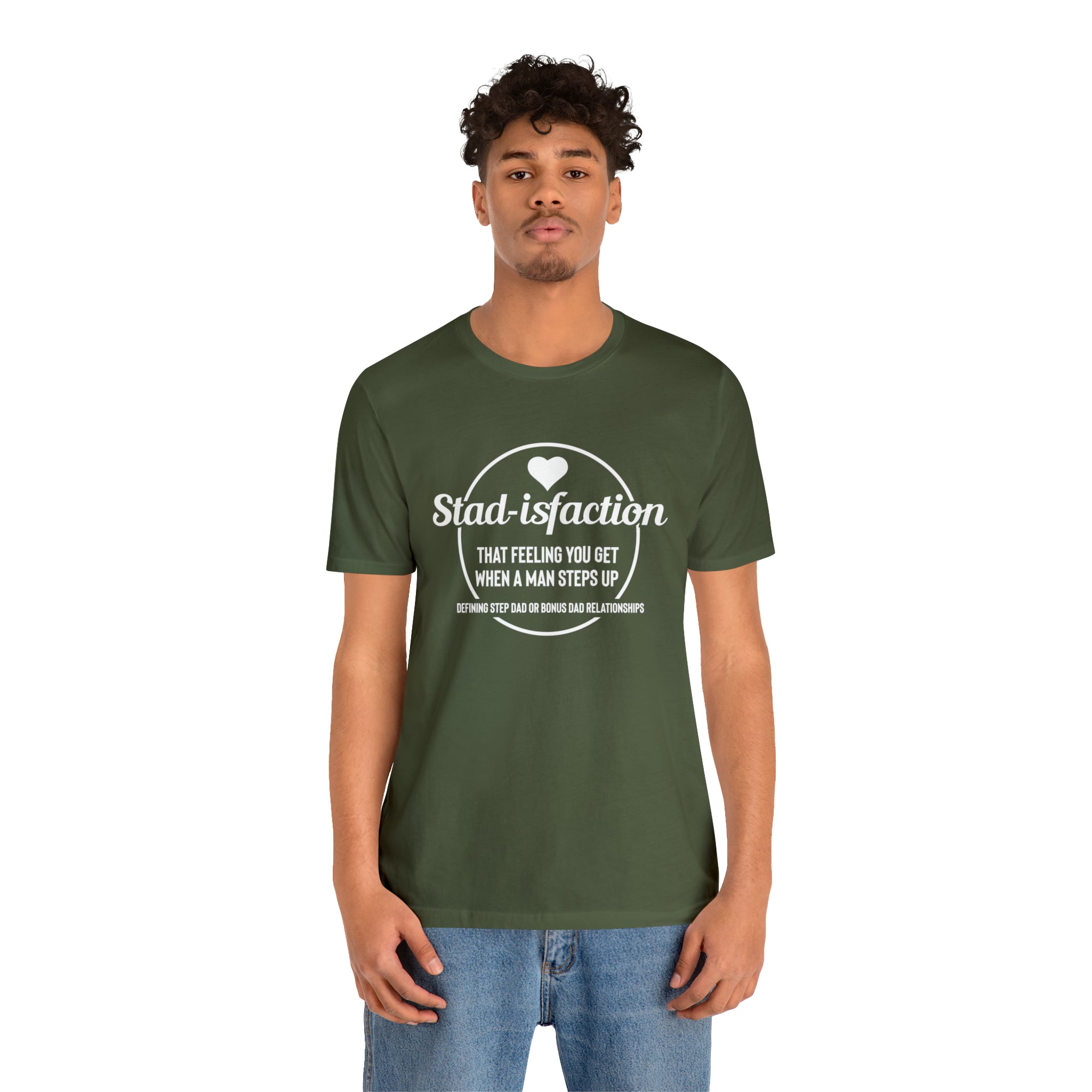 Fathers Day Gift Step Dad Unisex Softstyle T-Shirt Stad-isfaction Step Dad