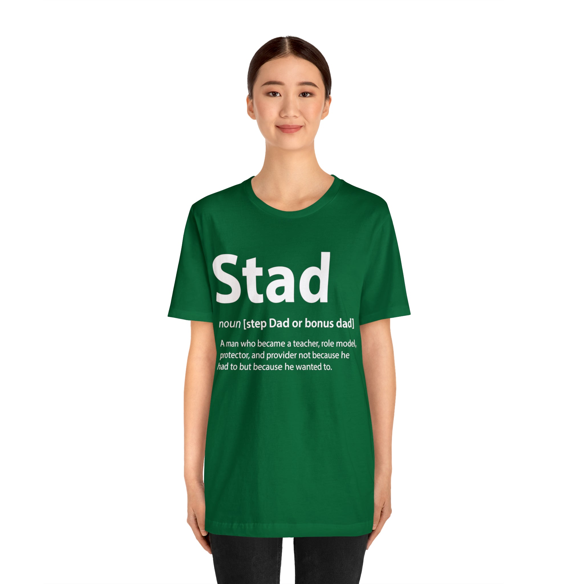 Fathers Day Gift Step Dad Unisex Softstyle T-Shirt Stad Step definition