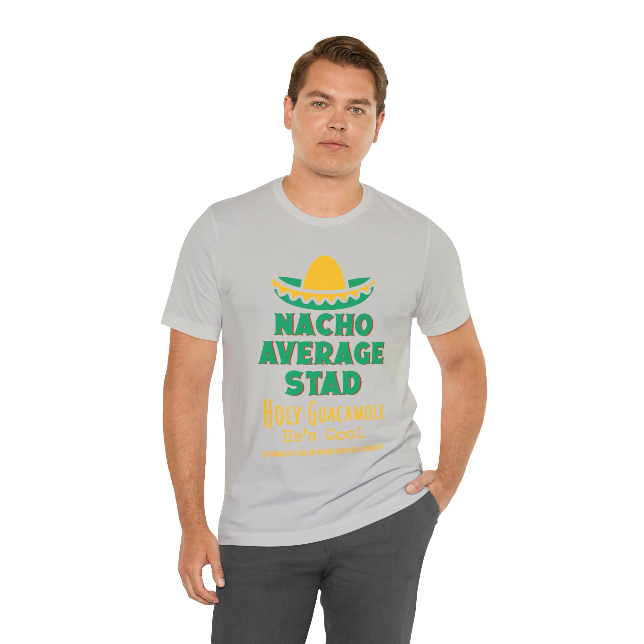 Fathers Day Gift Step Dad Unisex Softstyle T-Shirt Nacho Average Step Dad