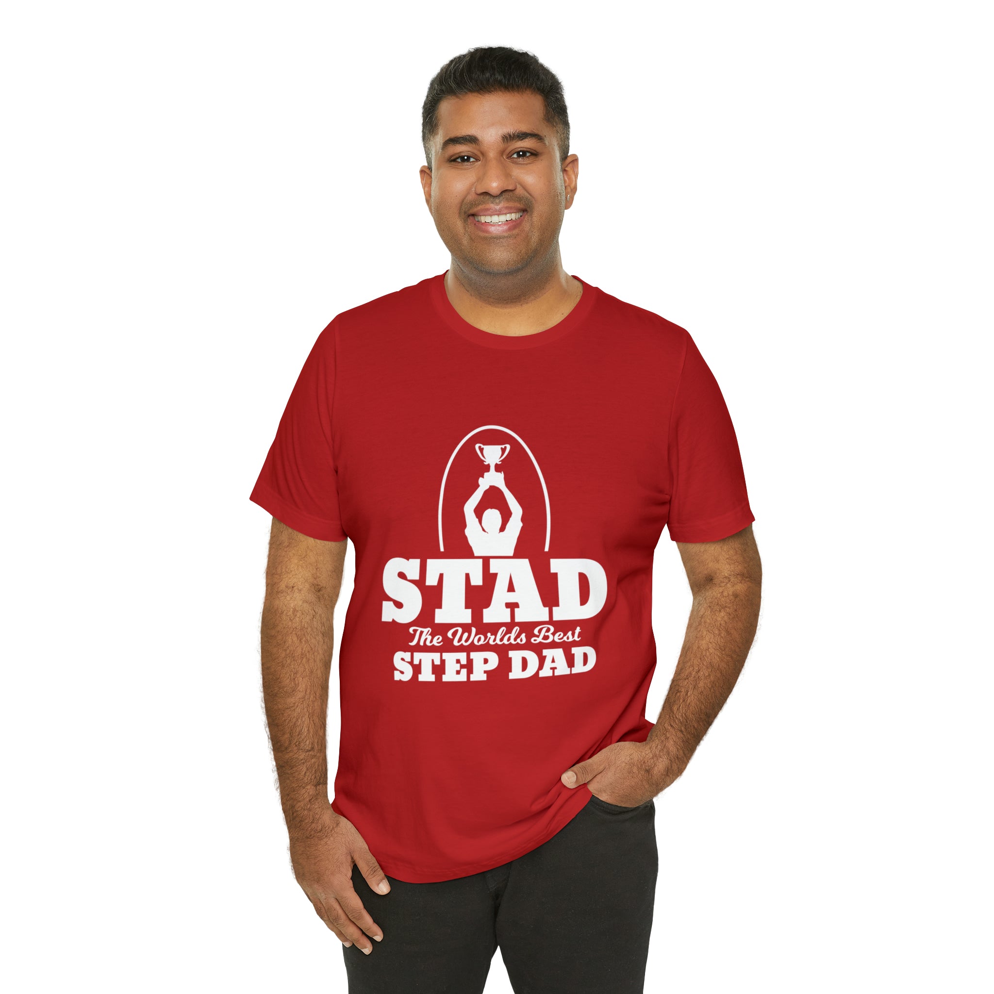 Fathers Day Gift Step Dad Unisex Softstyle T-Shirt Stad Worlds Best Step Dad