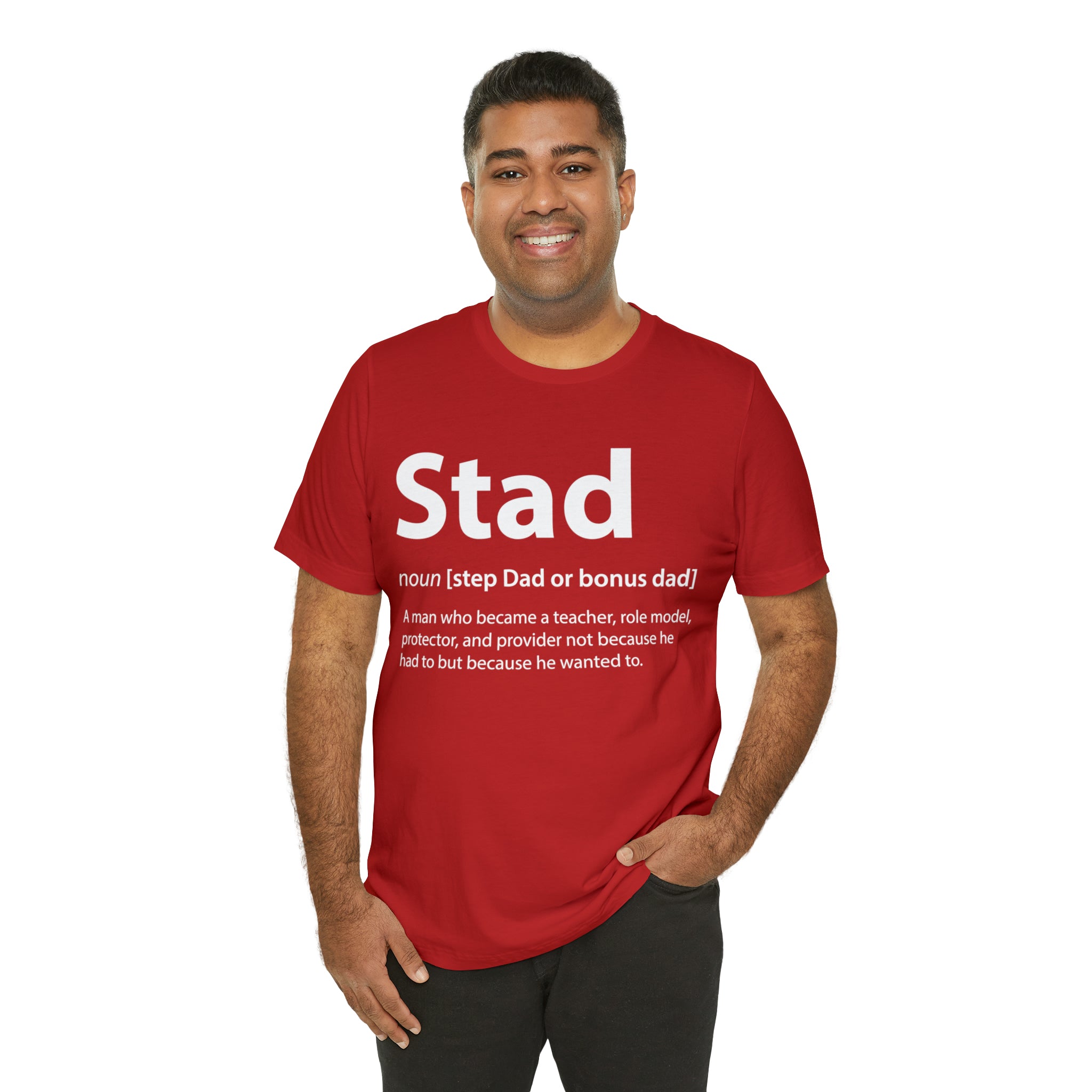 Fathers Day Gift Step Dad Unisex Softstyle T-Shirt Stad Step definition