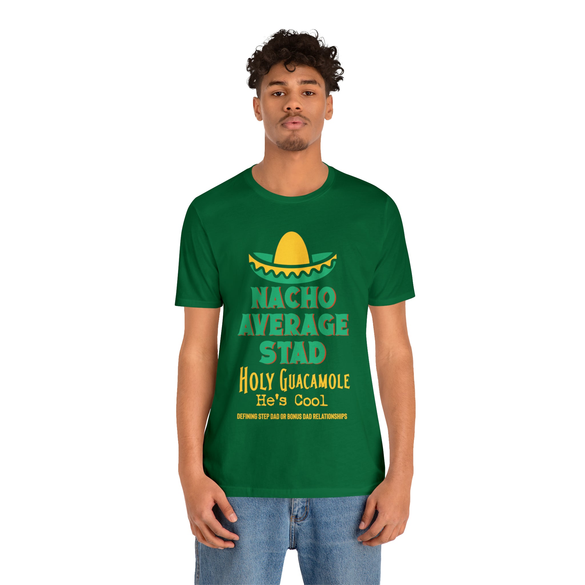 Fathers Day Gift Step Dad Unisex Softstyle T-Shirt Nacho Average Step Dad