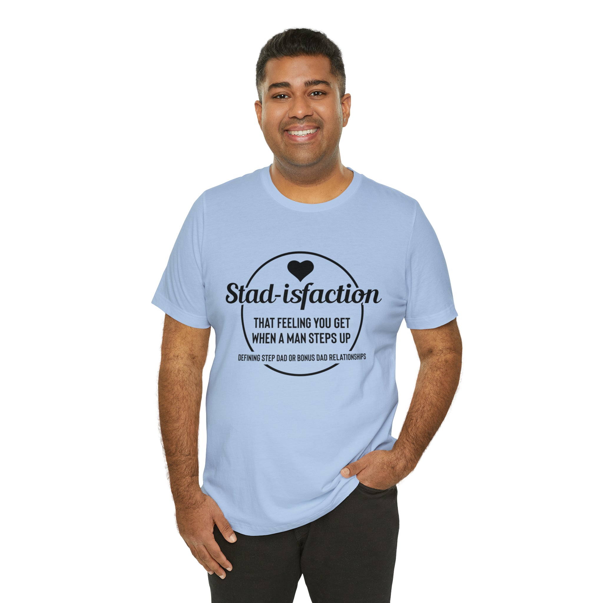 Fathers Day Gift Step Dad Unisex Softstyle T-Shirt Stad-isfaction Step Dad