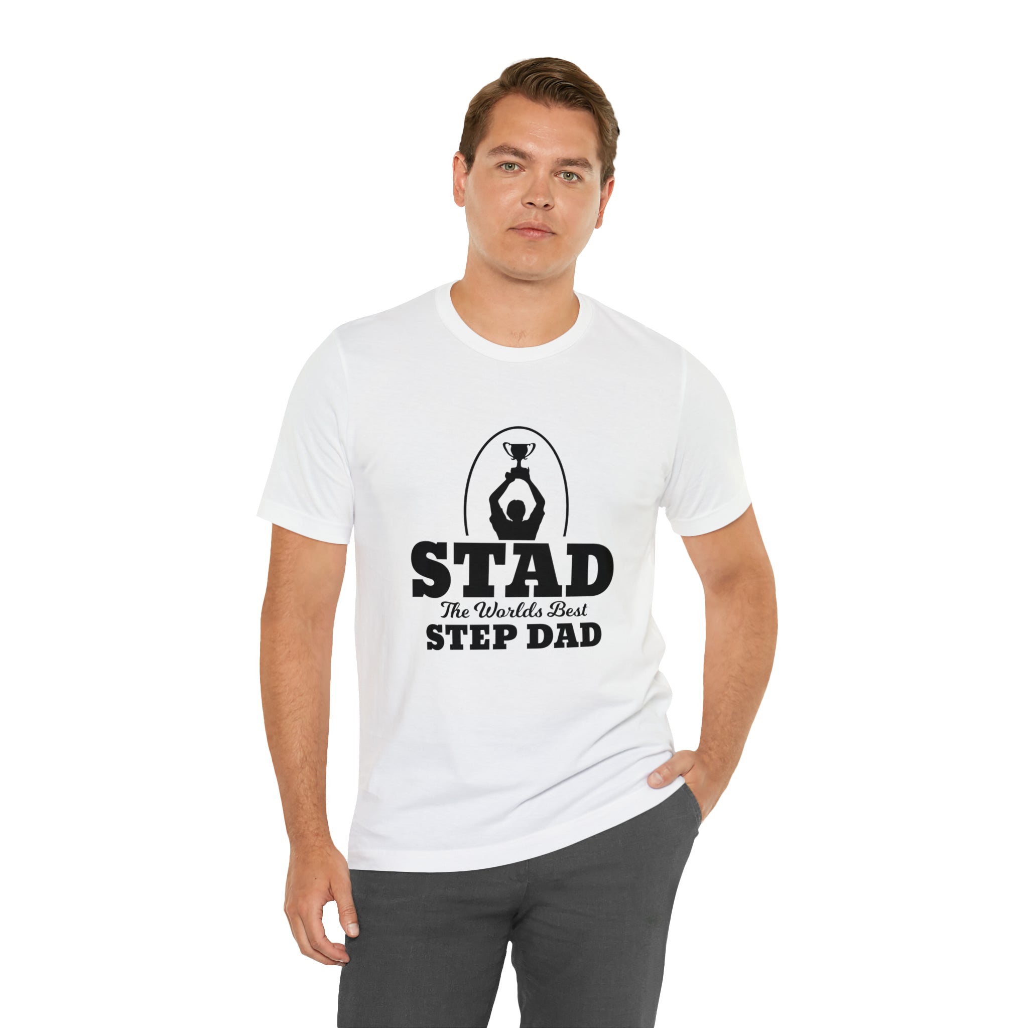 Fathers Day Gift Step Dad Unisex Softstyle T-Shirt Stad Worlds Best Step Dad