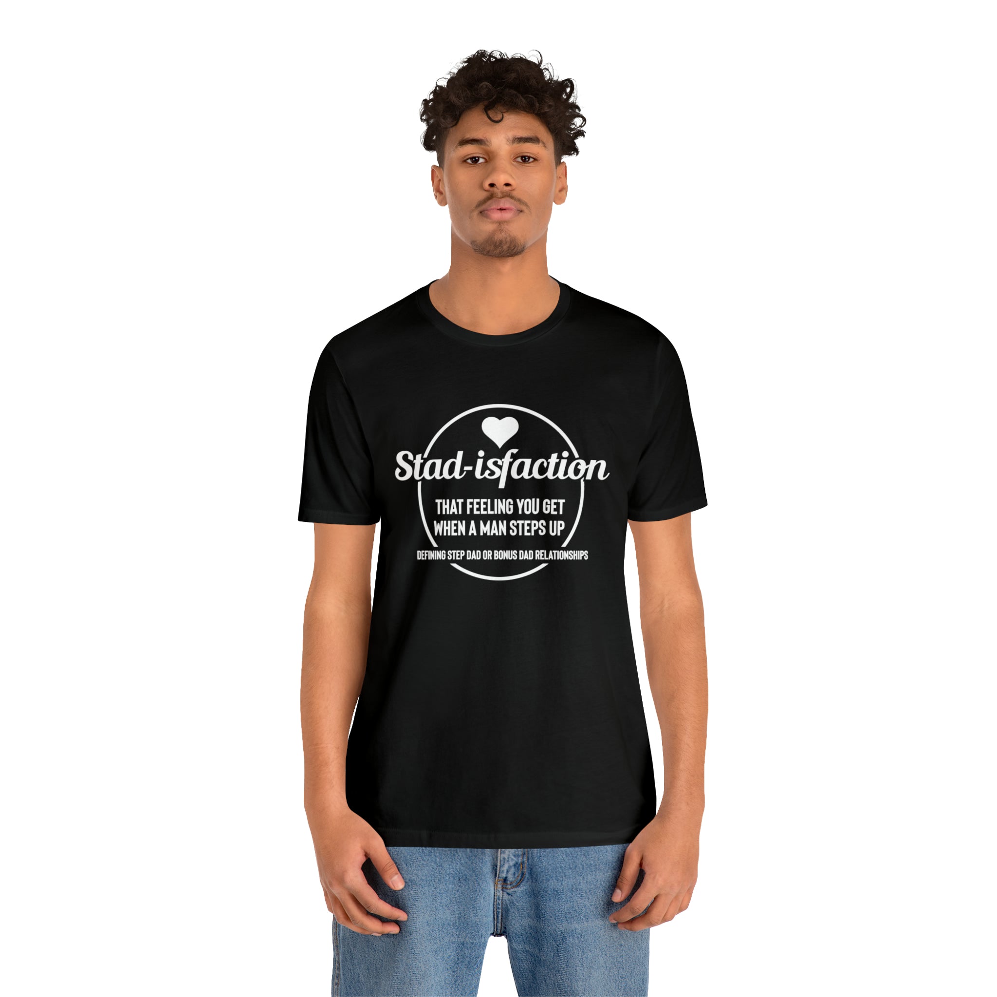 Fathers Day Gift Step Dad Unisex Softstyle T-Shirt Stad-isfaction Step Dad