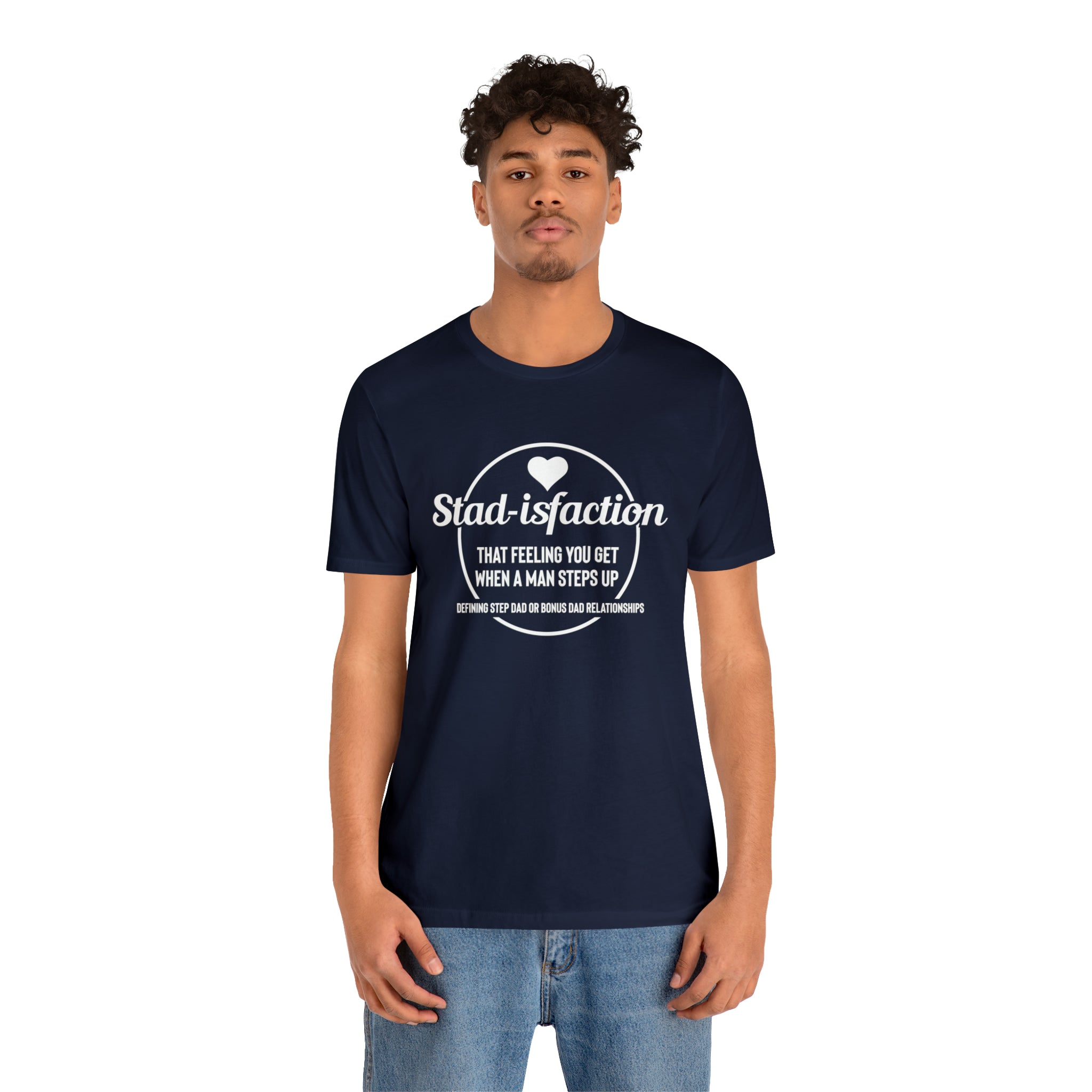 Fathers Day Gift Step Dad Unisex Softstyle T-Shirt Stad-isfaction Step Dad