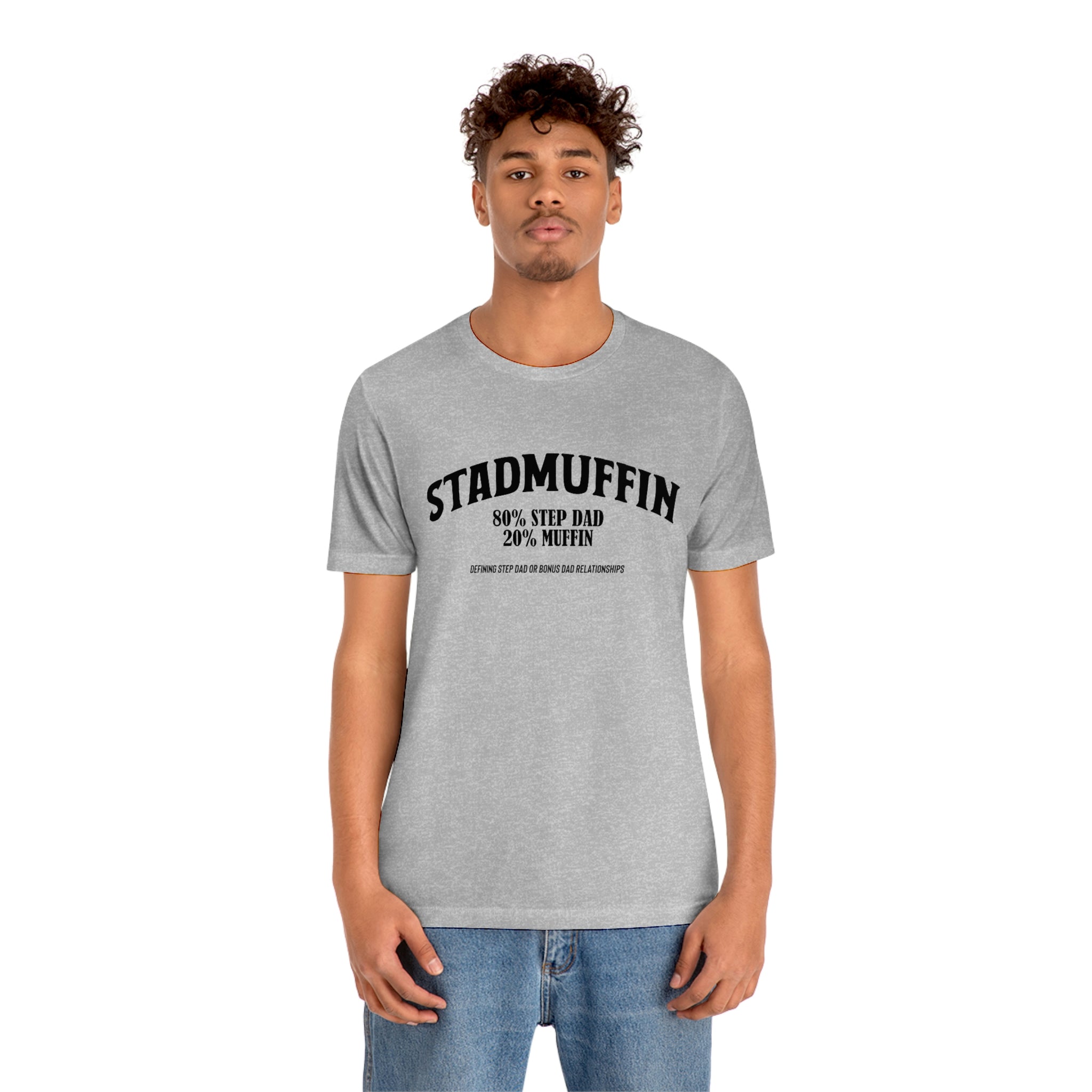 Fathers Day Gift Step Dad Unisex Softstyle T-Shirt Stad Muffin Step Dad