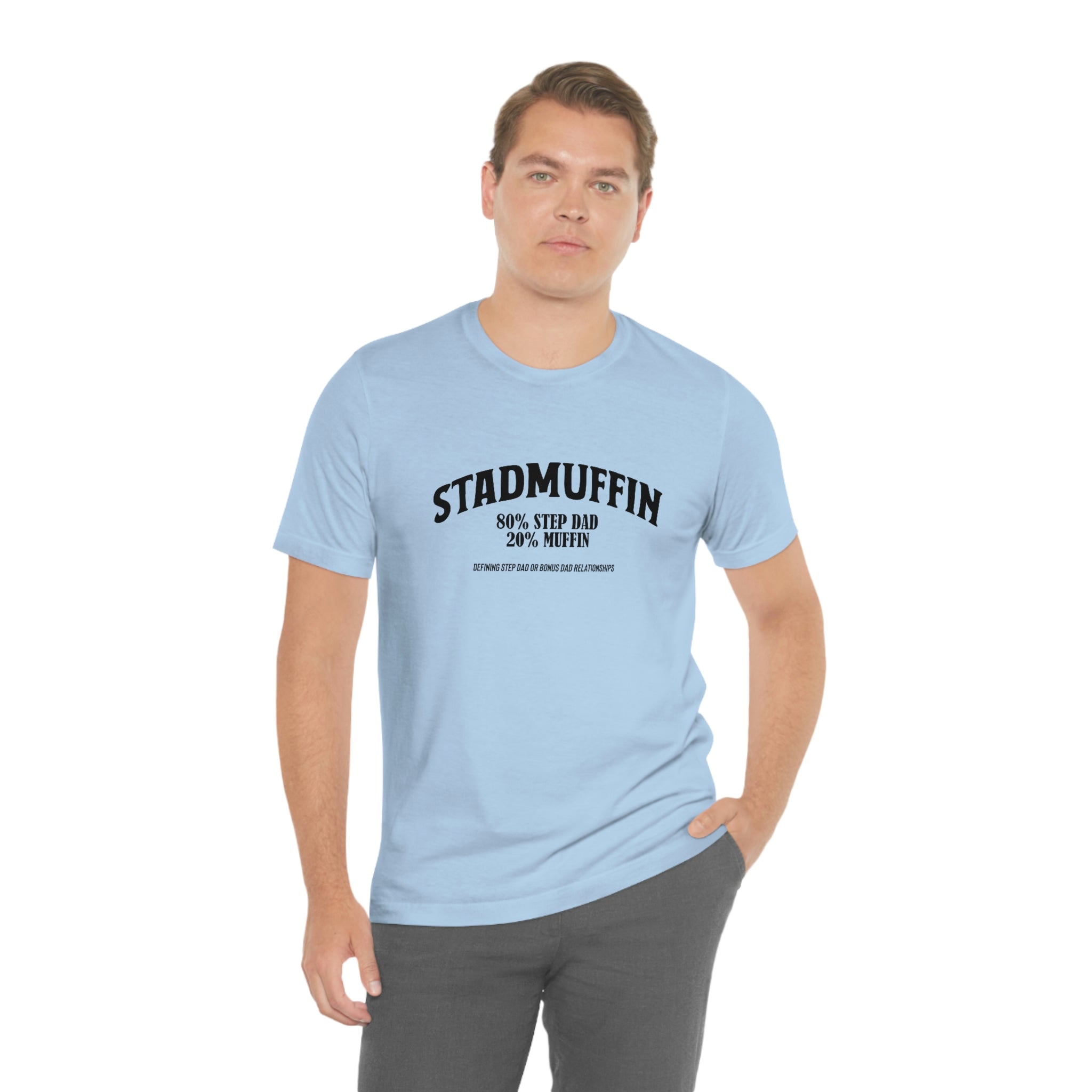 Fathers Day Gift Step Dad Unisex Softstyle T-Shirt Stad Muffin Step Dad