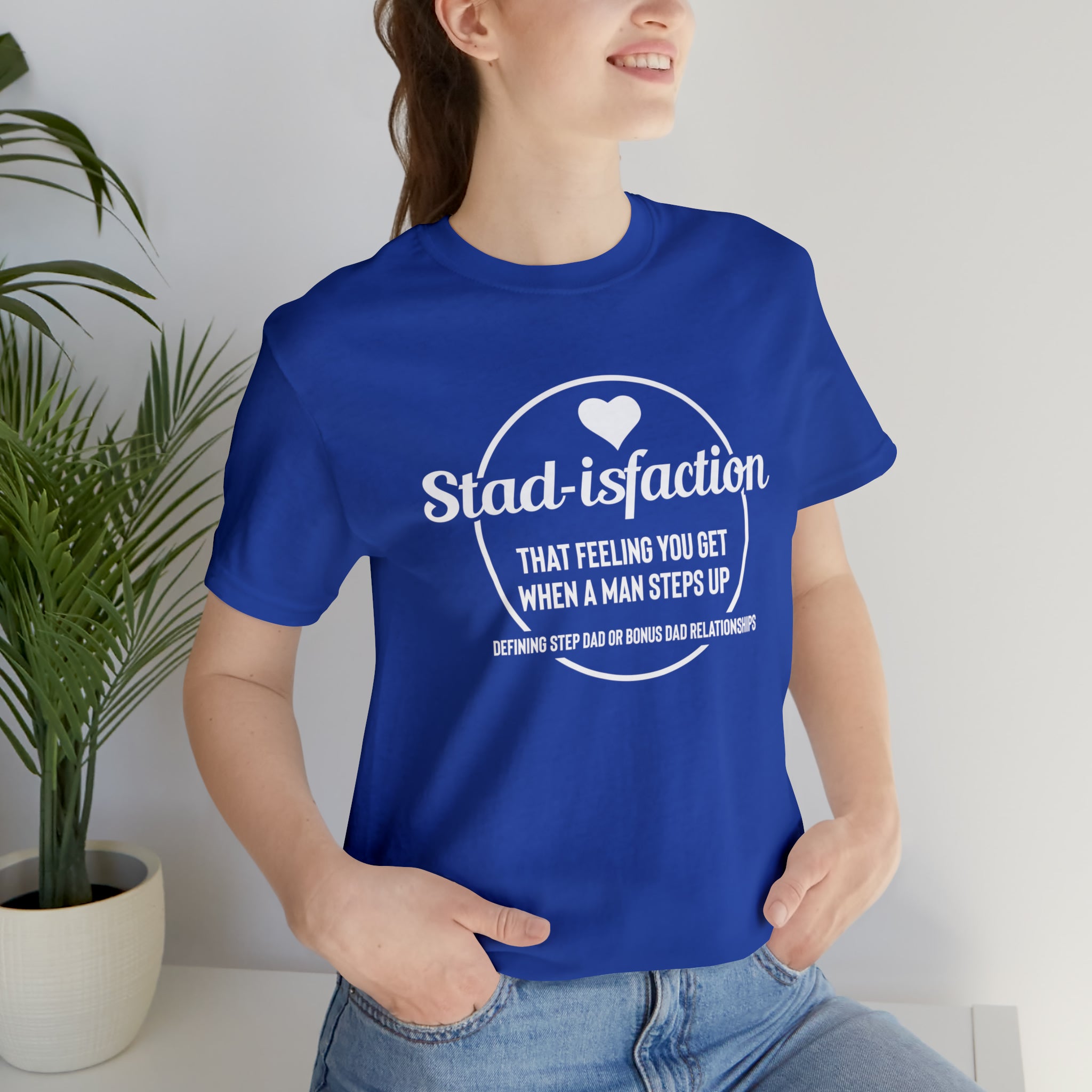 Fathers Day Gift Step Dad Unisex Softstyle T-Shirt Stad-isfaction Step Dad