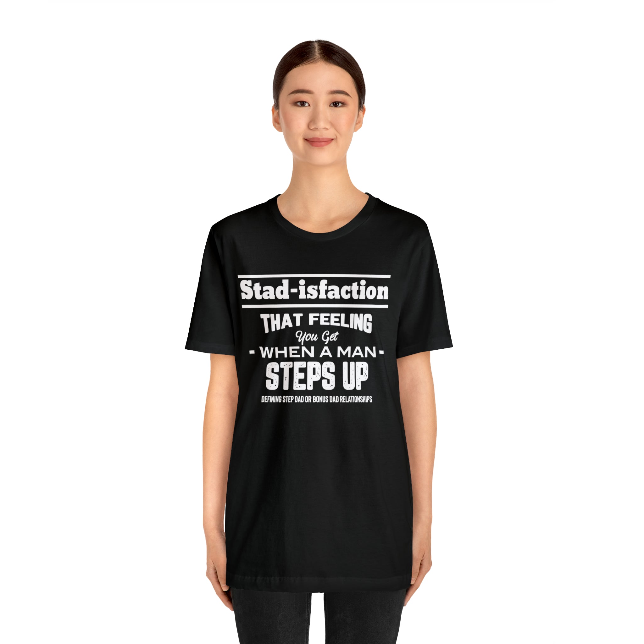 Fathers Day Gift Step Dad Unisex Softstyle T-Shirt Stad-isfaction Step Dad