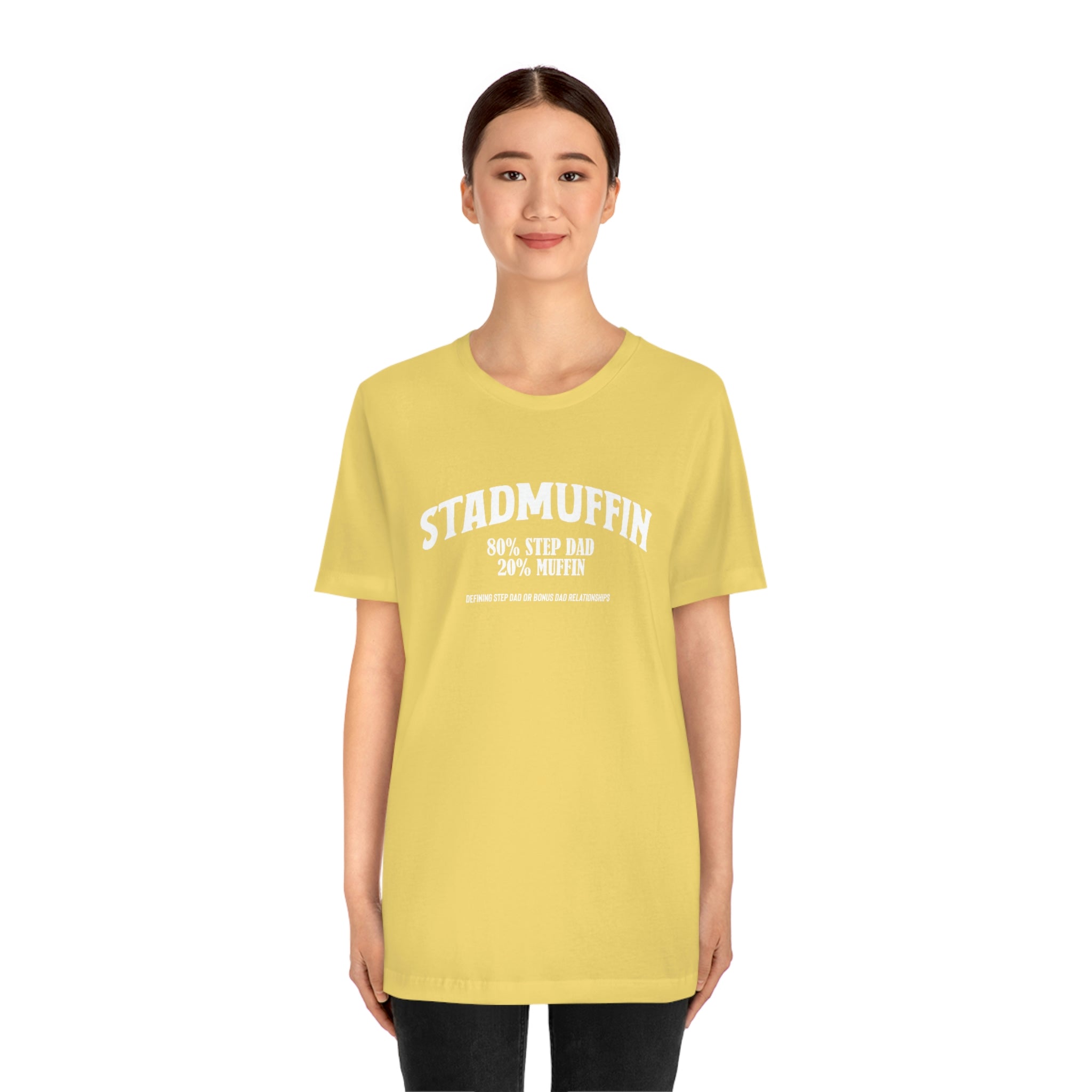 Fathers Day Gift Step Dad Unisex Softstyle T-Shirt Stad Muffin Step Dad