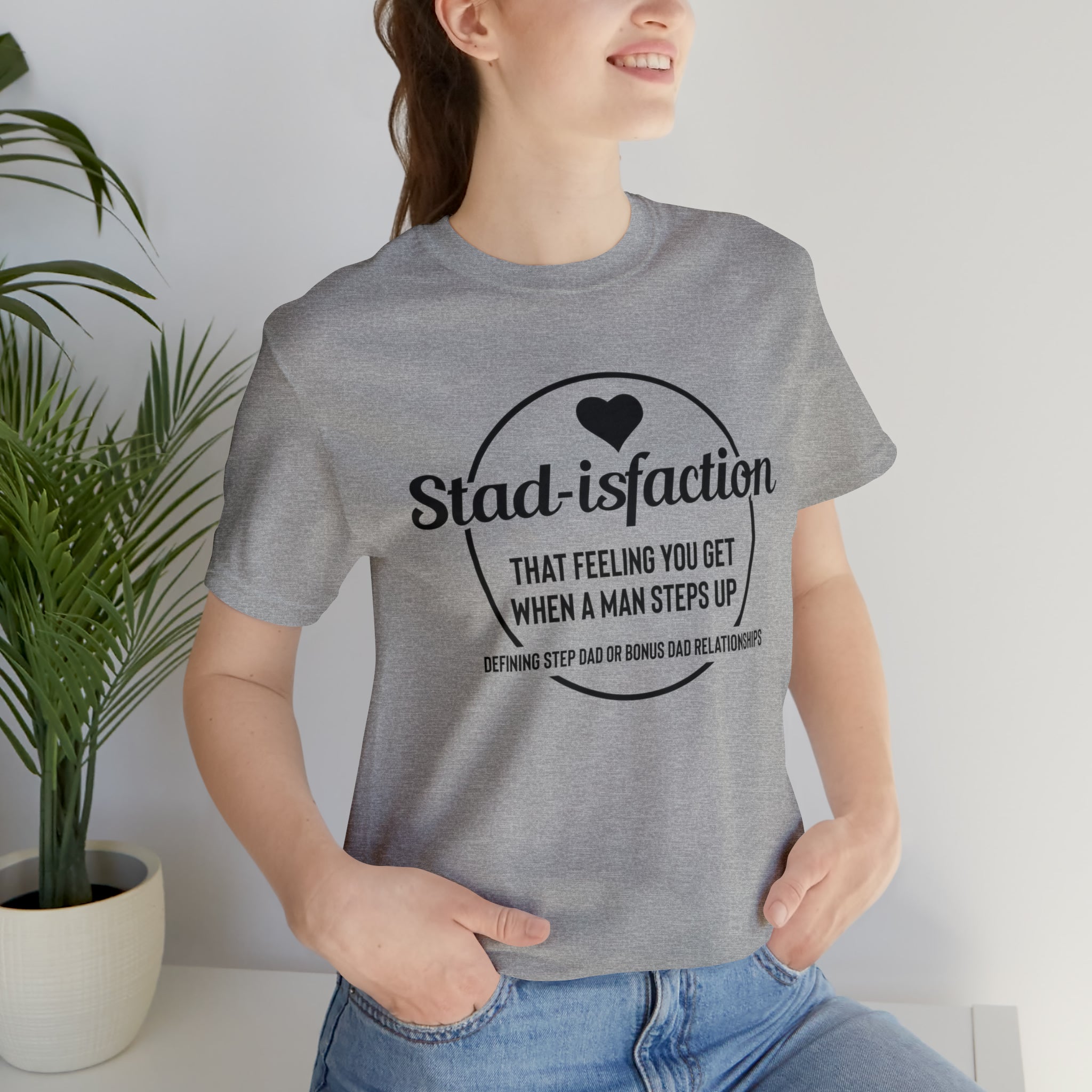 Fathers Day Gift Step Dad Unisex Softstyle T-Shirt Stad-isfaction Step Dad
