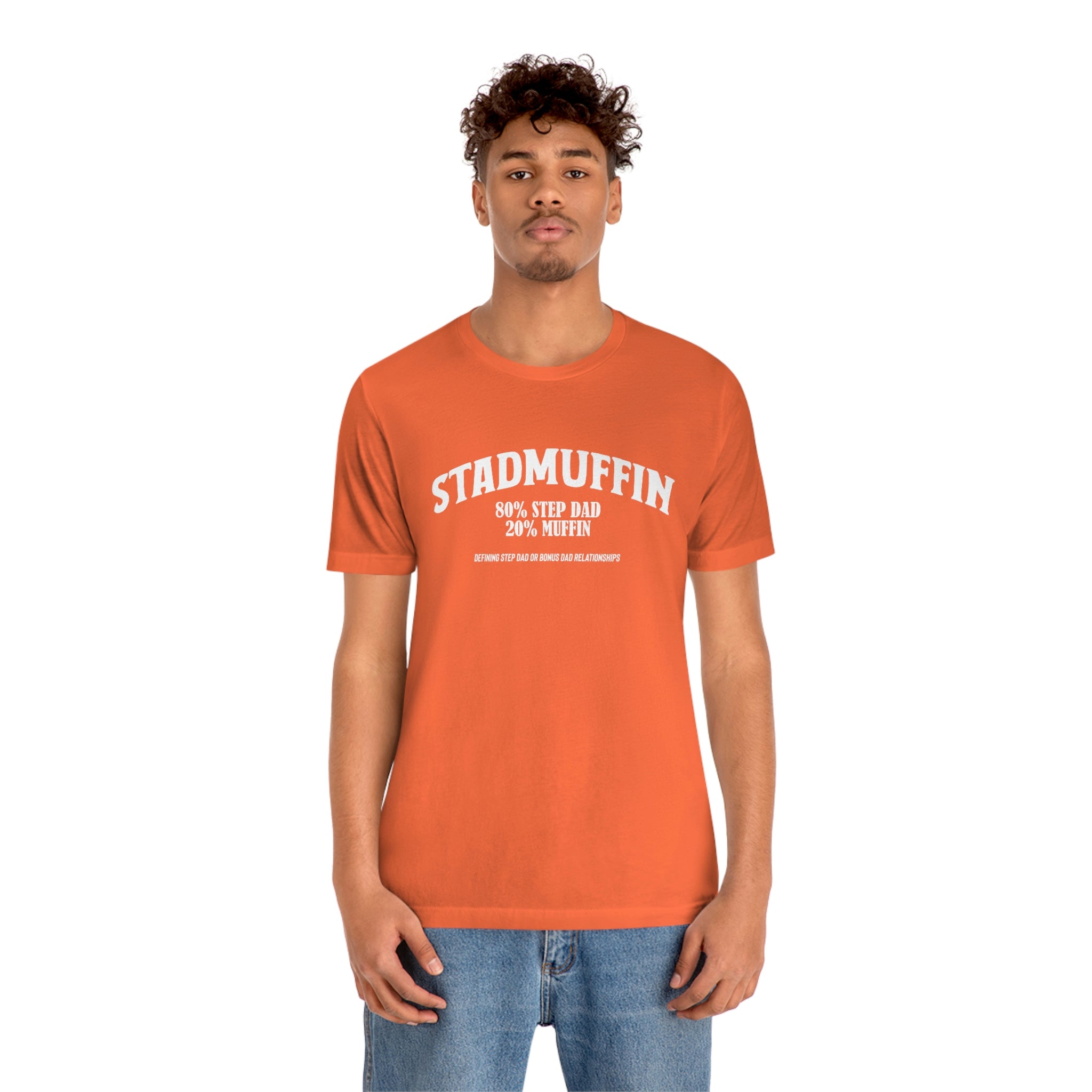 Fathers Day Gift Step Dad Unisex Softstyle T-Shirt Stad Muffin Step Dad
