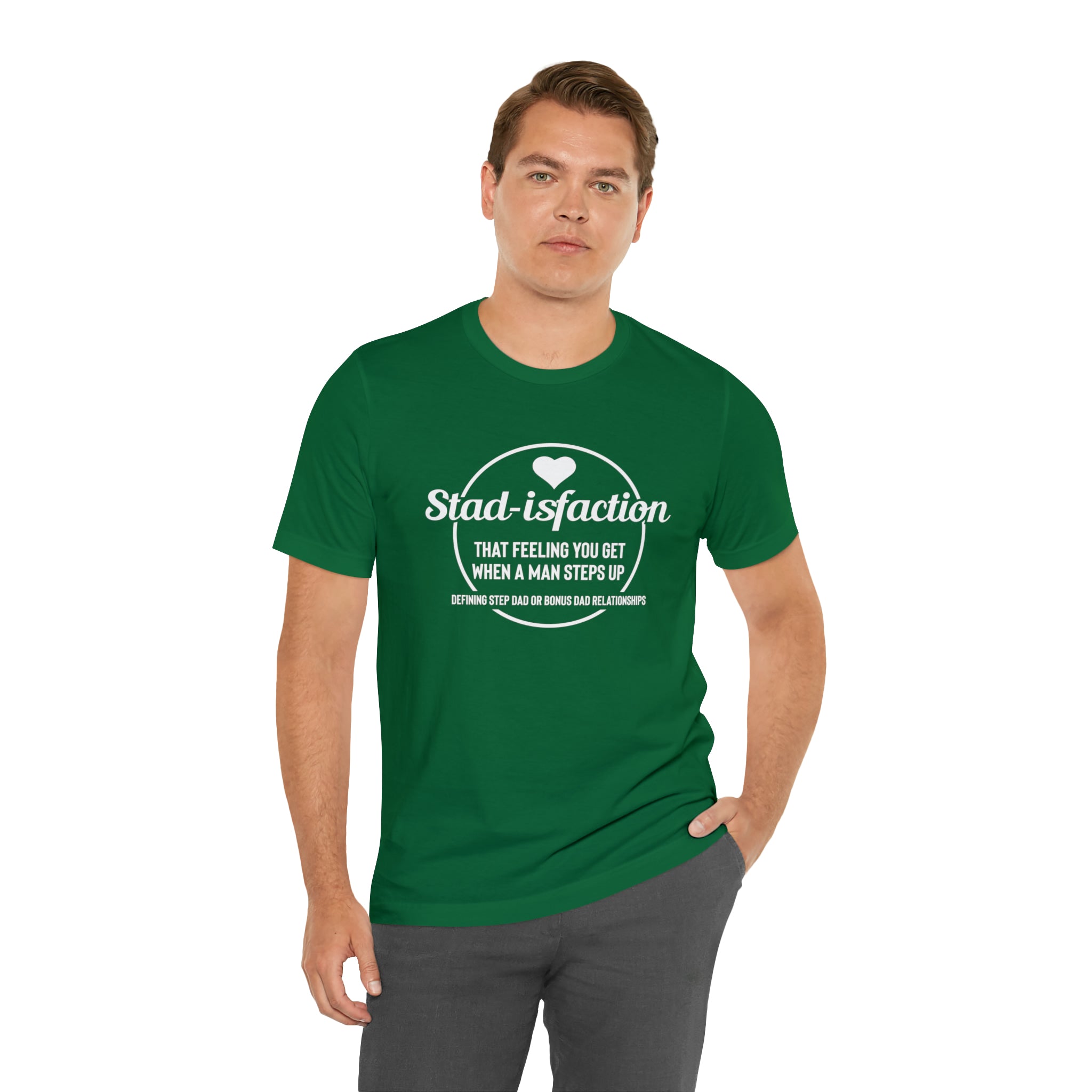 Fathers Day Gift Step Dad Unisex Softstyle T-Shirt Stad-isfaction Step Dad