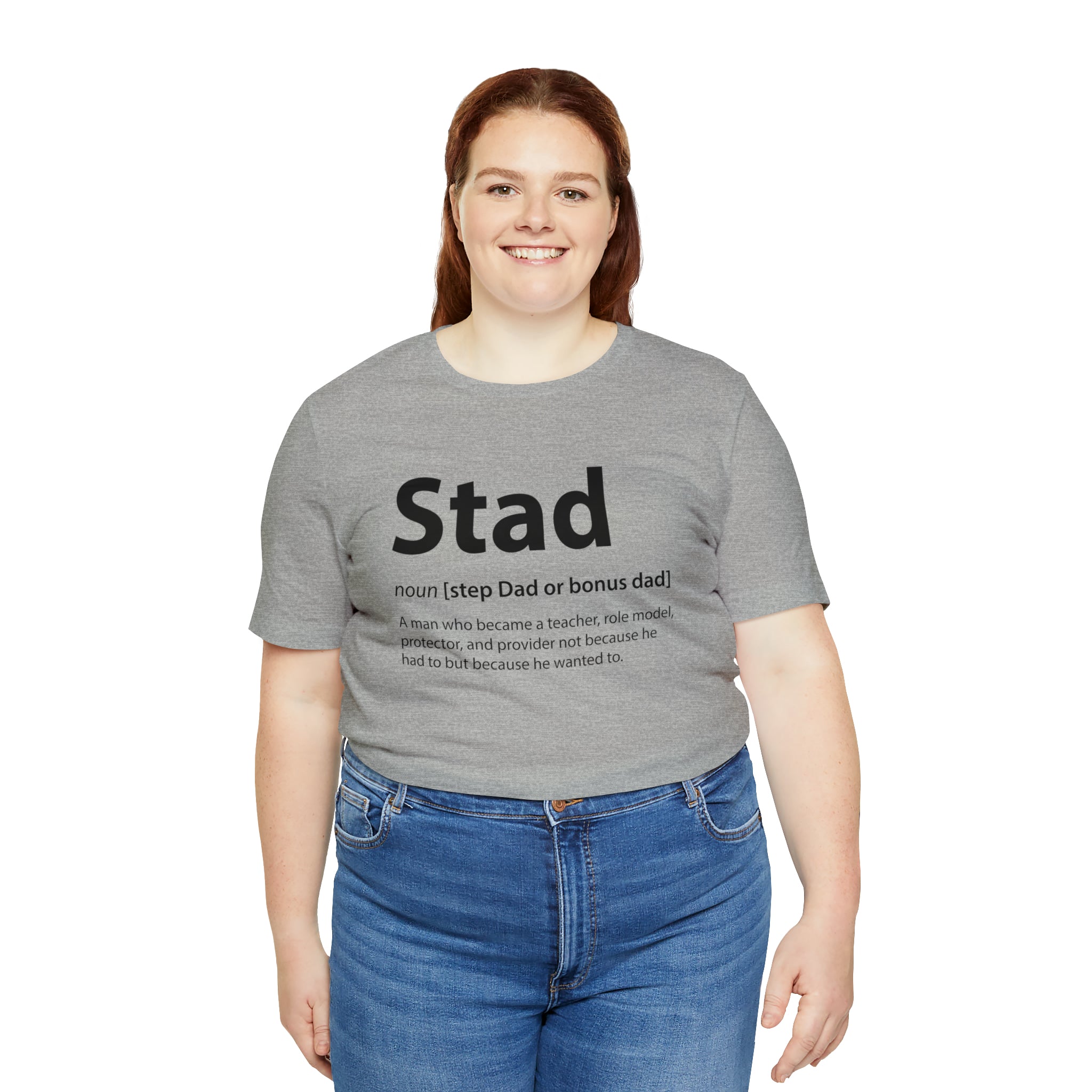 Fathers Day Gift Step Dad Unisex Softstyle T-Shirt Stad Step definition
