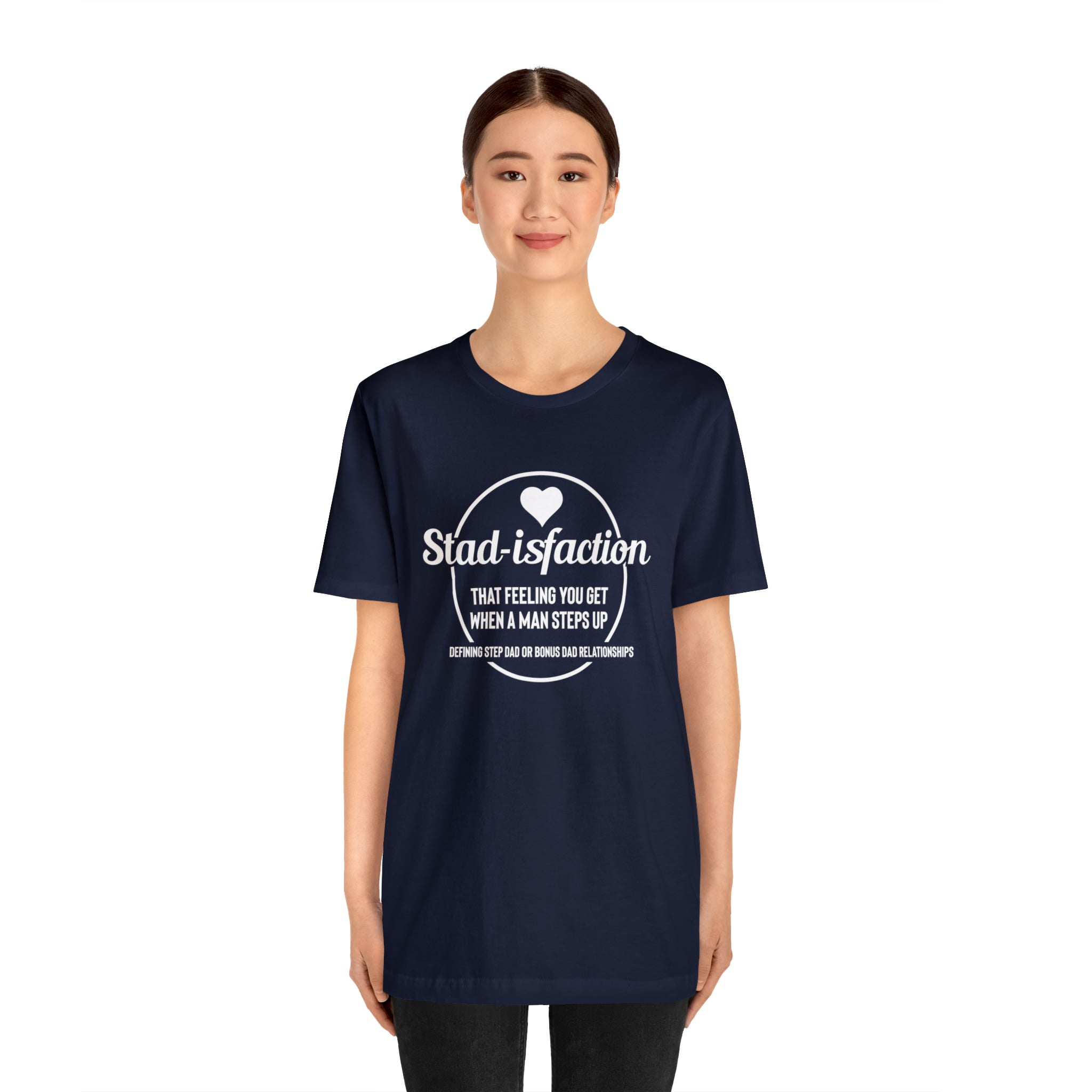 Fathers Day Gift Step Dad Unisex Softstyle T-Shirt Stad-isfaction Step Dad
