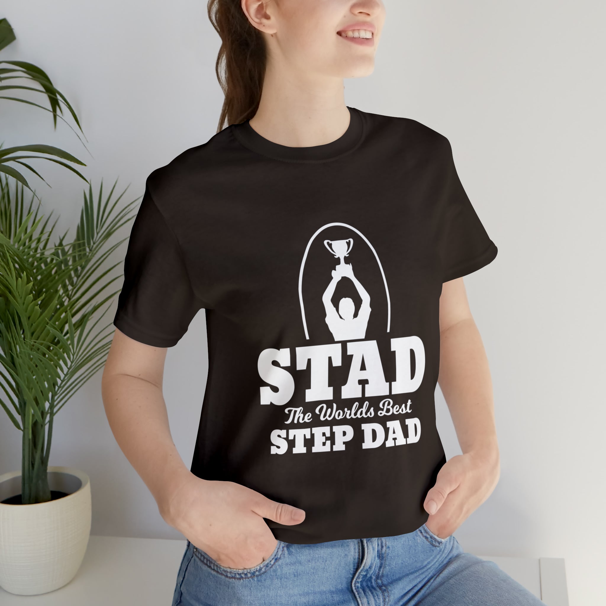 Fathers Day Gift Step Dad Unisex Softstyle T-Shirt Stad Worlds Best Step Dad