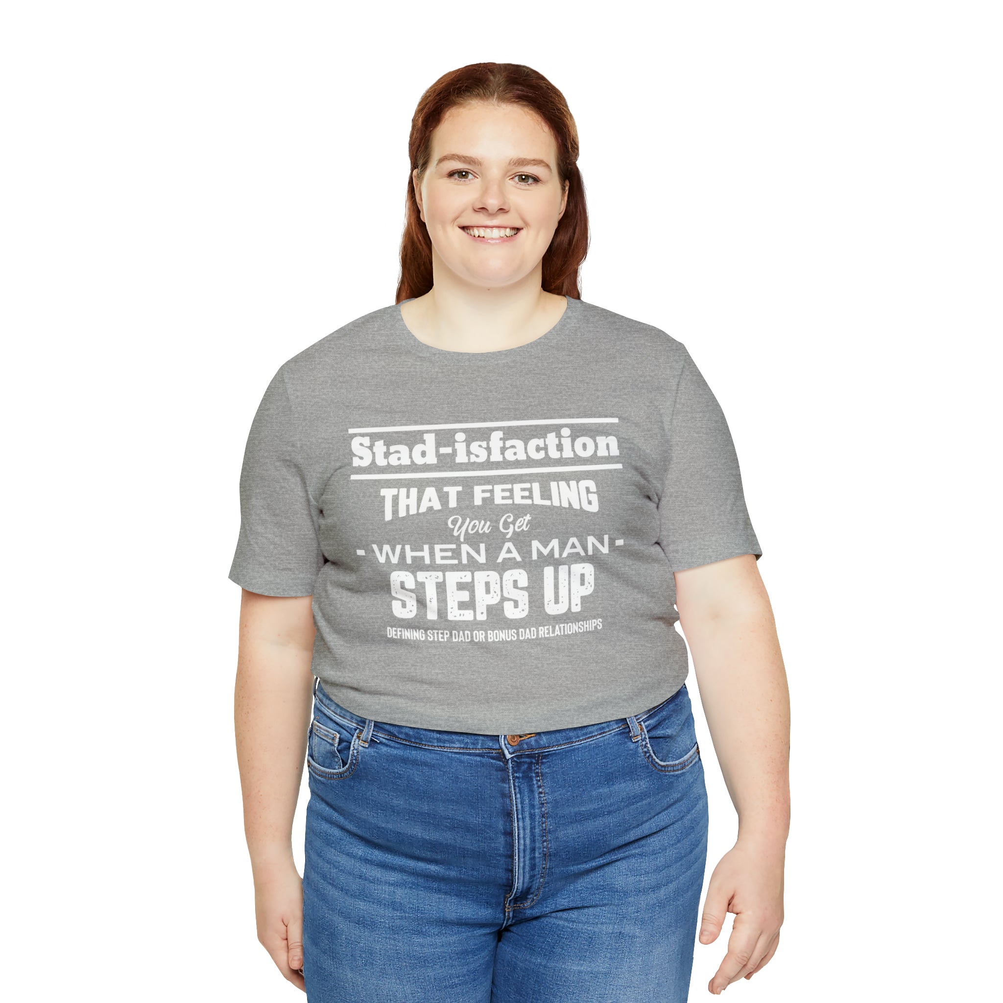 Fathers Day Gift Step Dad Unisex Softstyle T-Shirt Stad-isfaction Step Dad