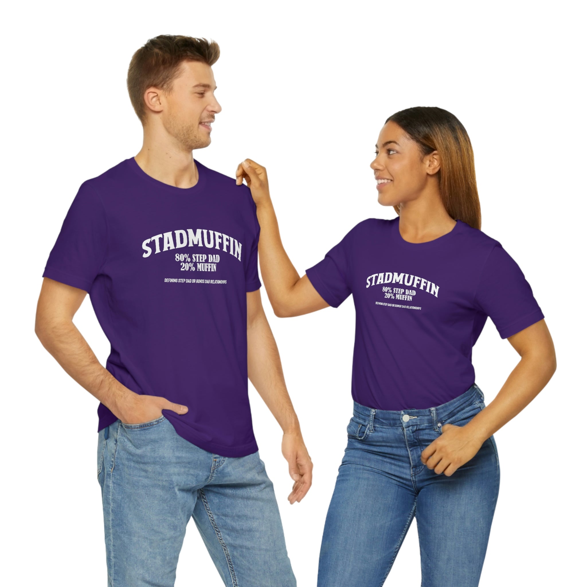 Fathers Day Gift Step Dad Unisex Softstyle T-Shirt Stad Muffin Step Dad