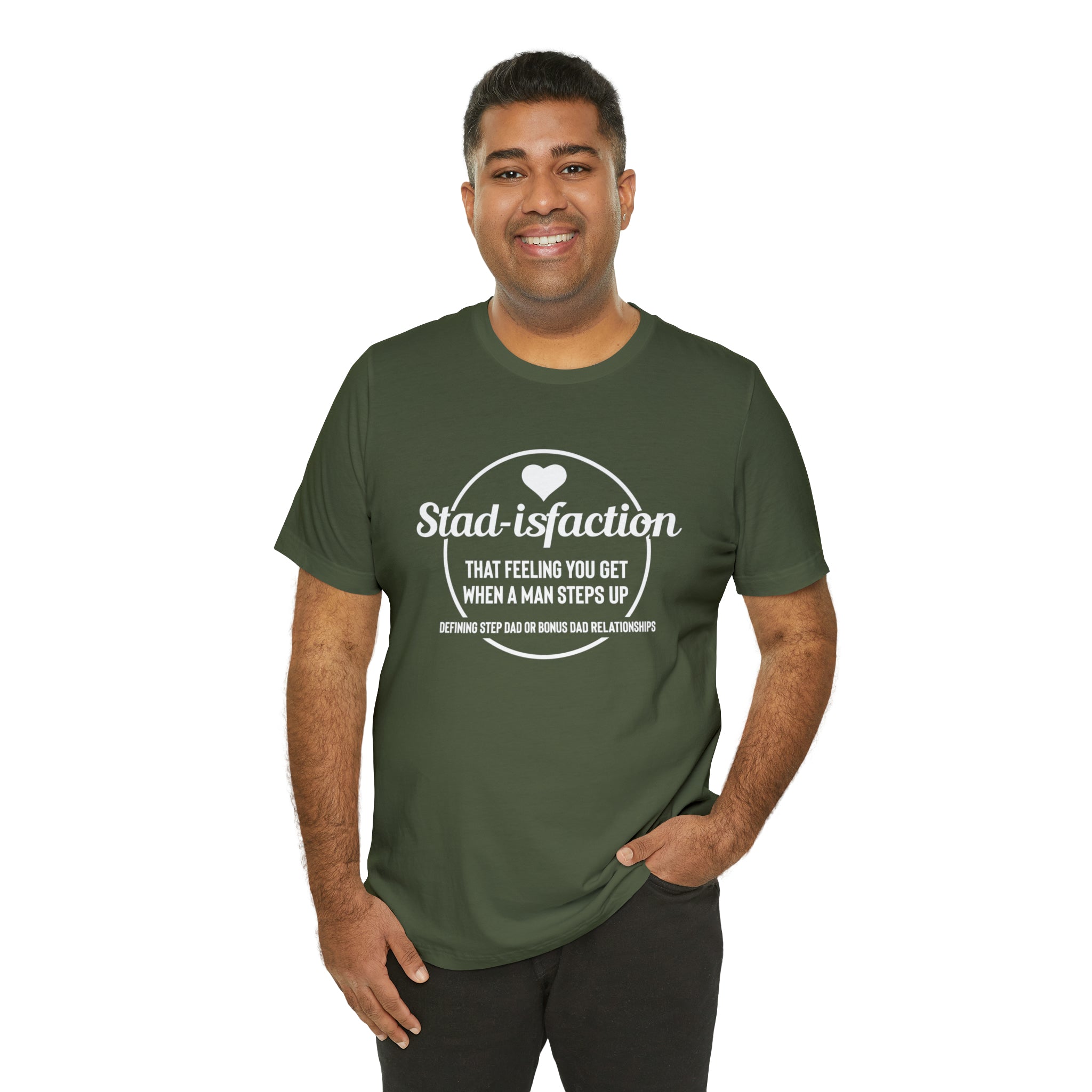 Fathers Day Gift Step Dad Unisex Softstyle T-Shirt Stad-isfaction Step Dad