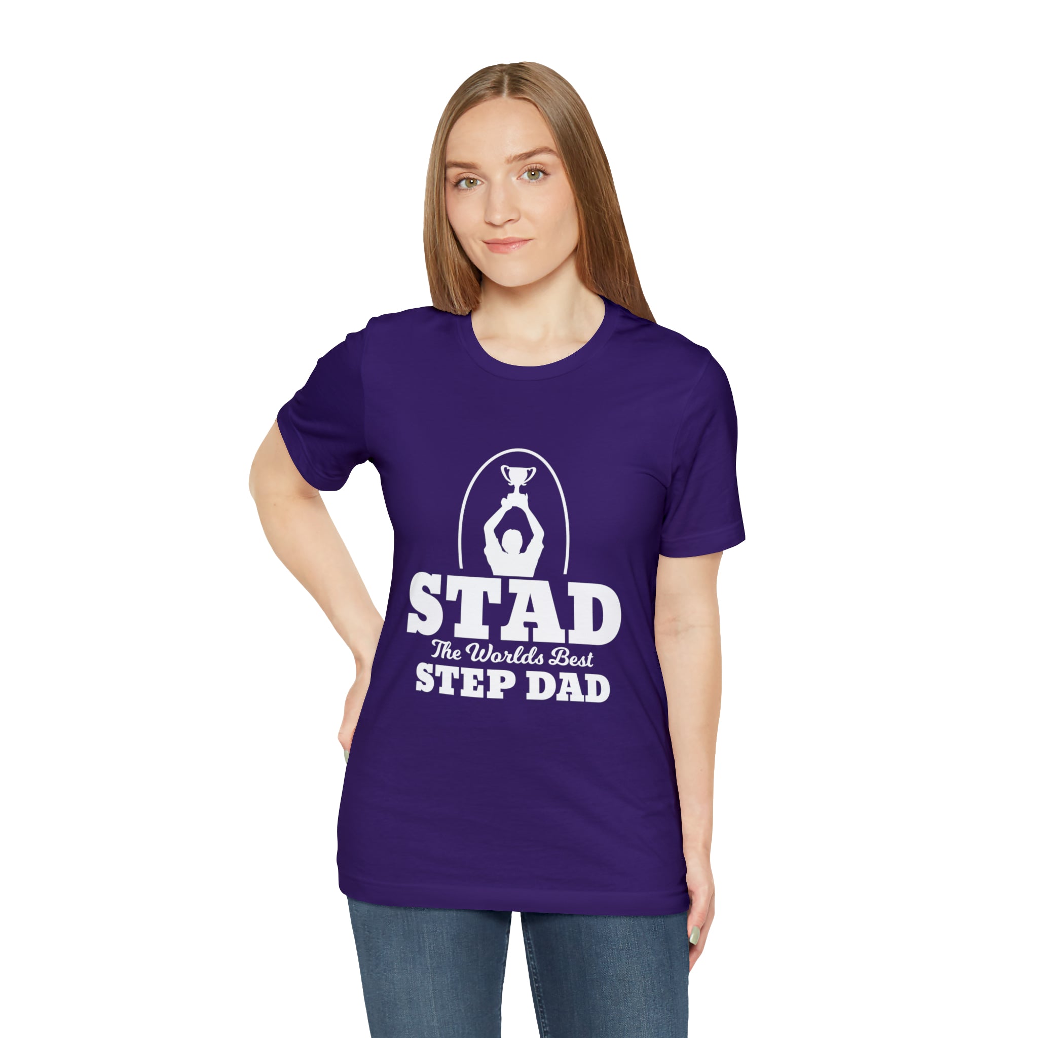 Fathers Day Gift Step Dad Unisex Softstyle T-Shirt Stad Worlds Best Step Dad
